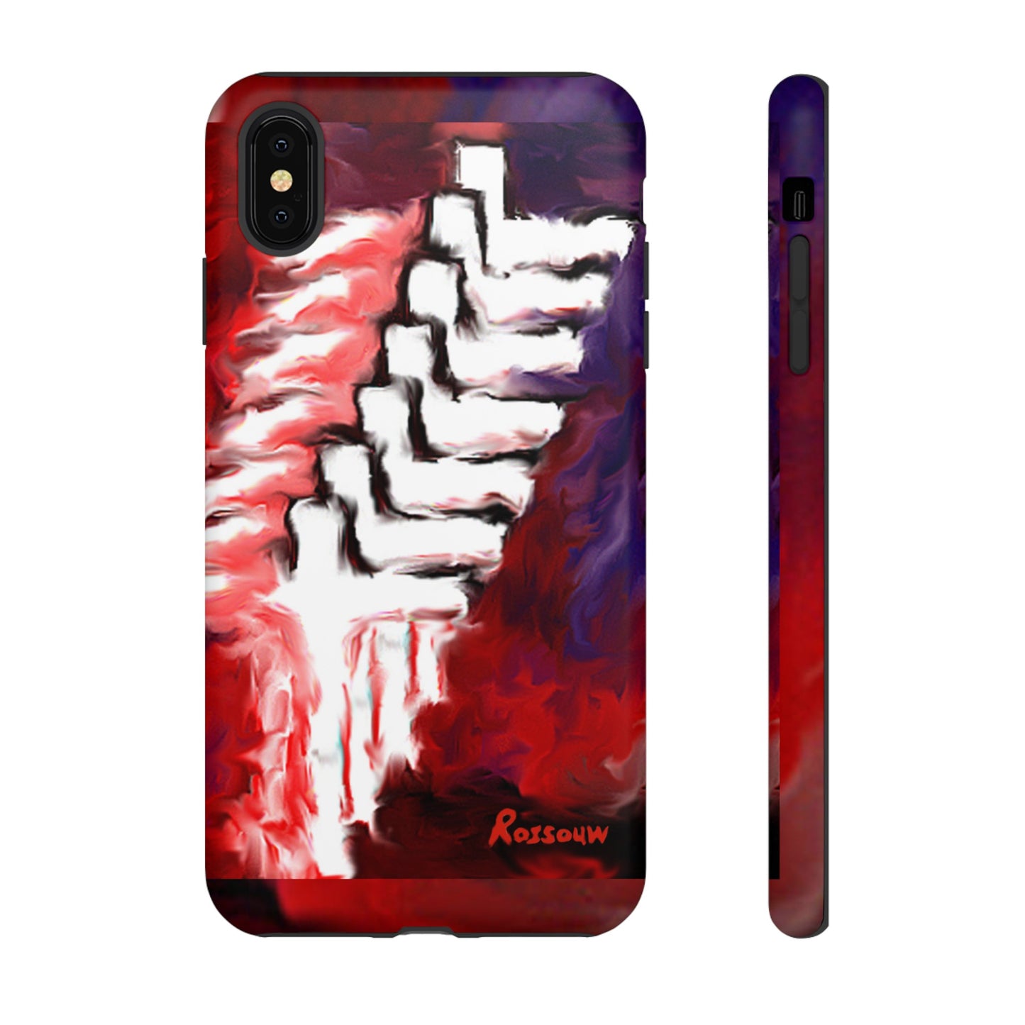 "Beyond The Shadows - Cross Phone Case With Dual Layer Protection"