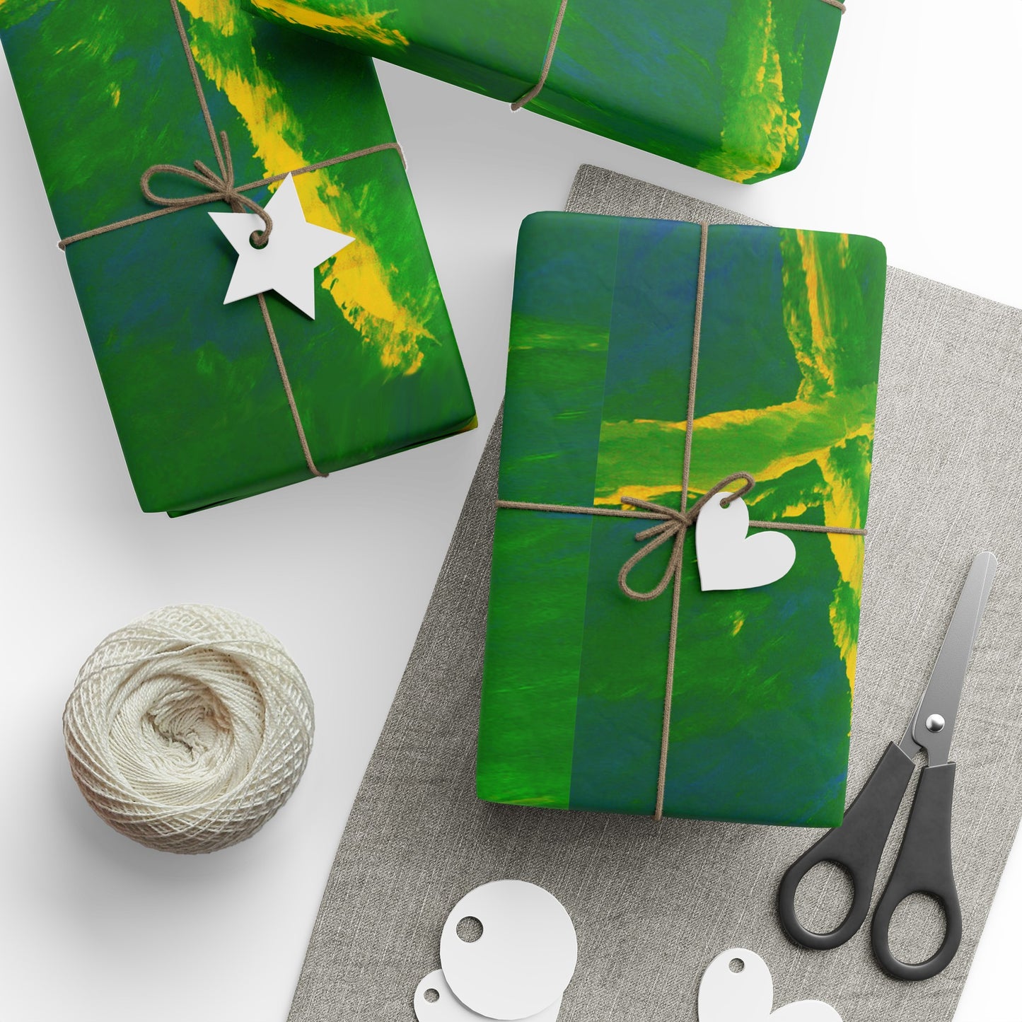 “Flight Of The Heart - Christmas Art Wrapping Paper – Gift Wrap"