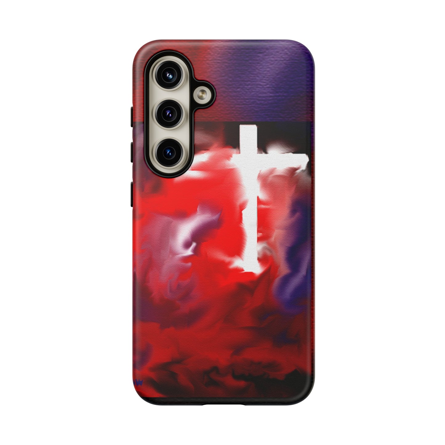 "Above The Light - Cross Art Protective Phone Case"