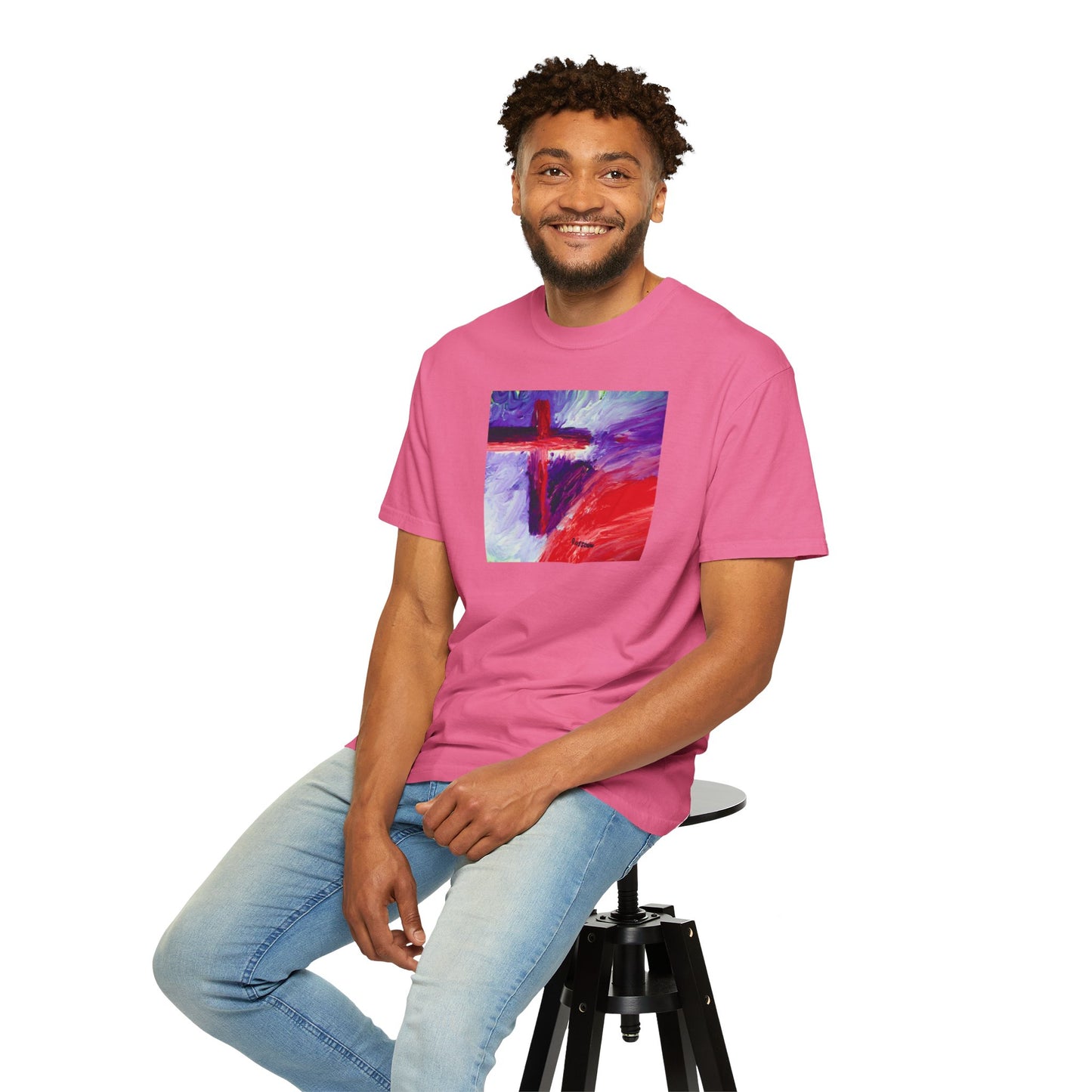 “Candy Skies - Spiritual Art Unisex Dyed T-Shirt – Comfort Colors 1717"