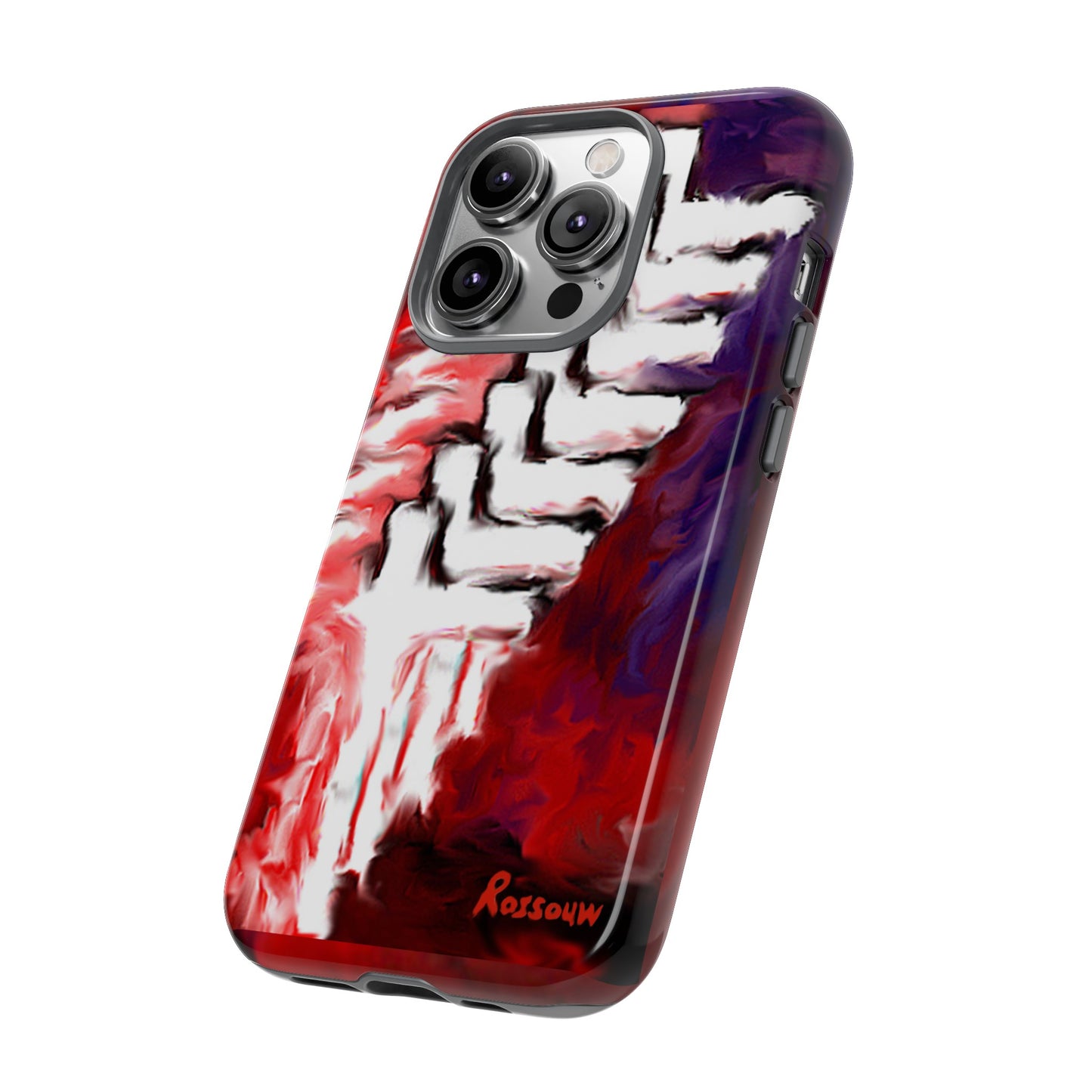 "Beyond The Shadows - Cross Phone Case With Dual Layer Protection"