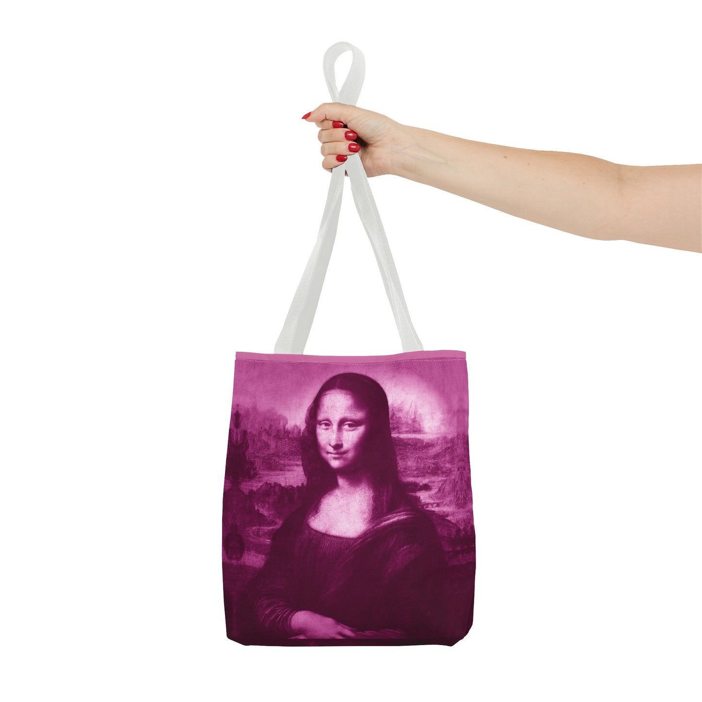 Mona Lisa (Pnk) Tote Bags: Stunning Designer Fashion