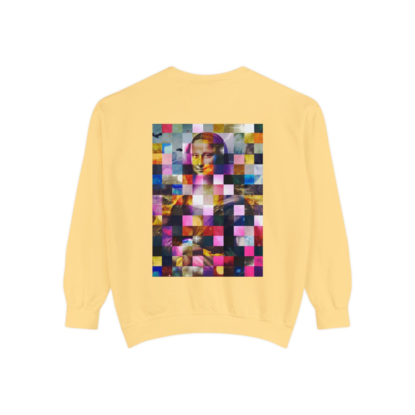 Mona Lisa (In Lights): Luxurious Unisex Garment-Dyed Sweatshirt