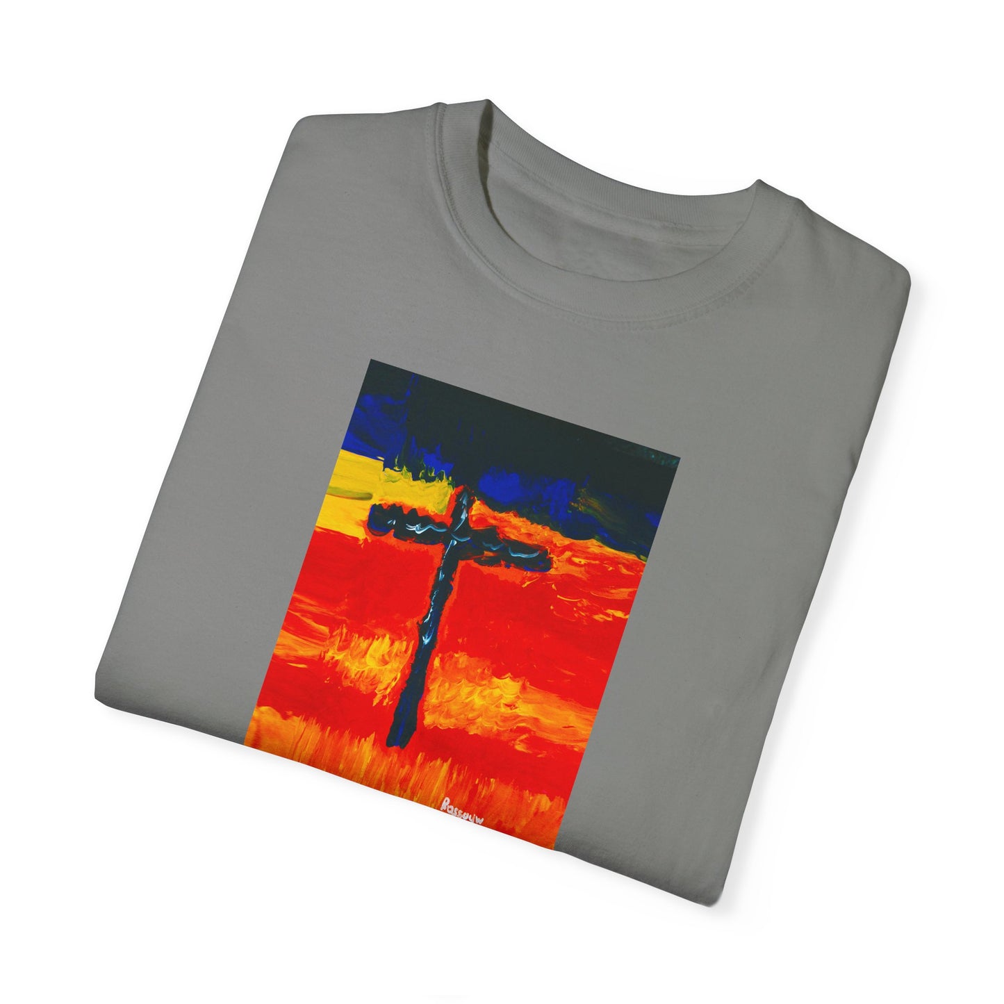 “Rainbow Warrior - Spiritual Art Unisex Dyed T-Shirt – Comfort Colors 1717"