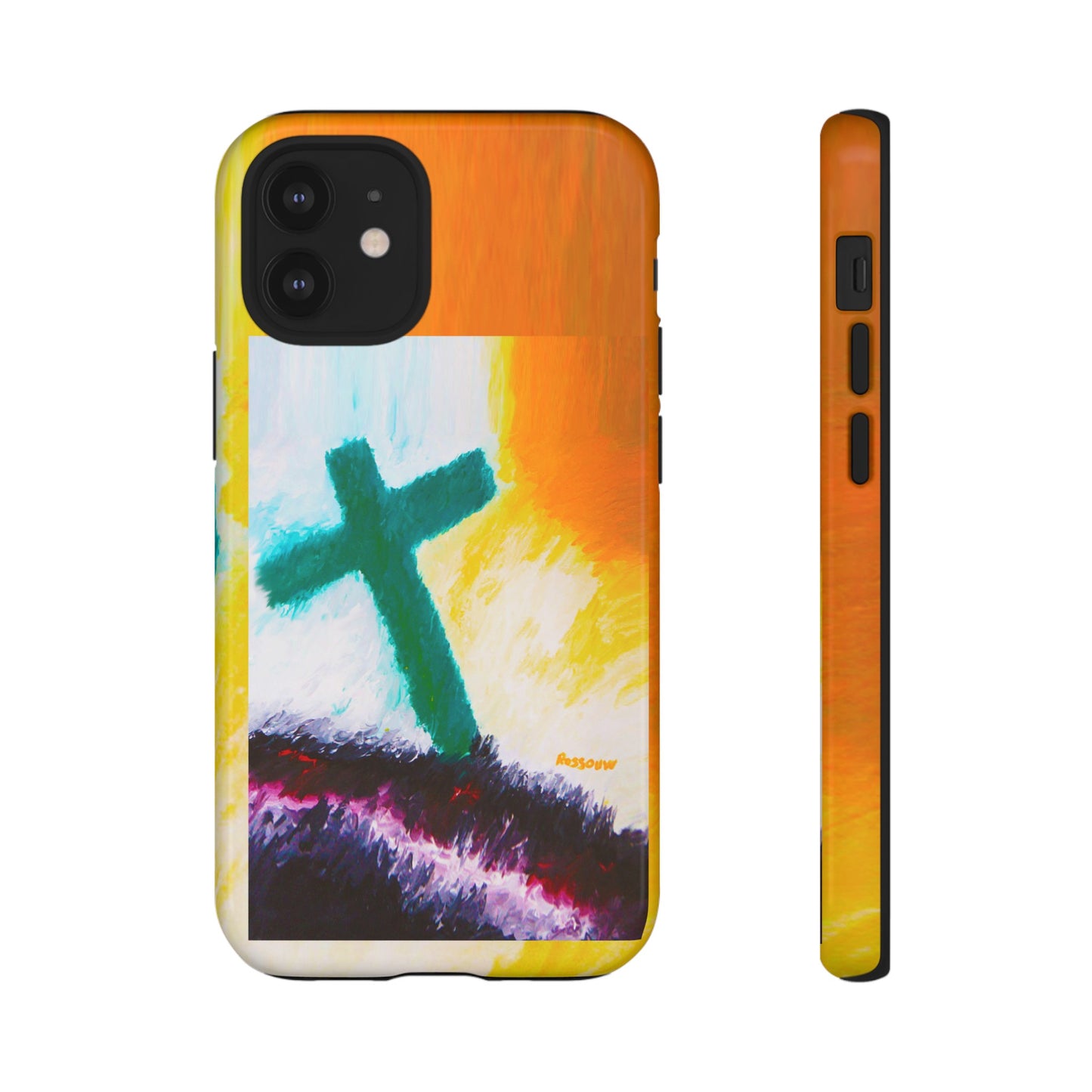 "Sunrise - Divine Cross Protective Phone Case"