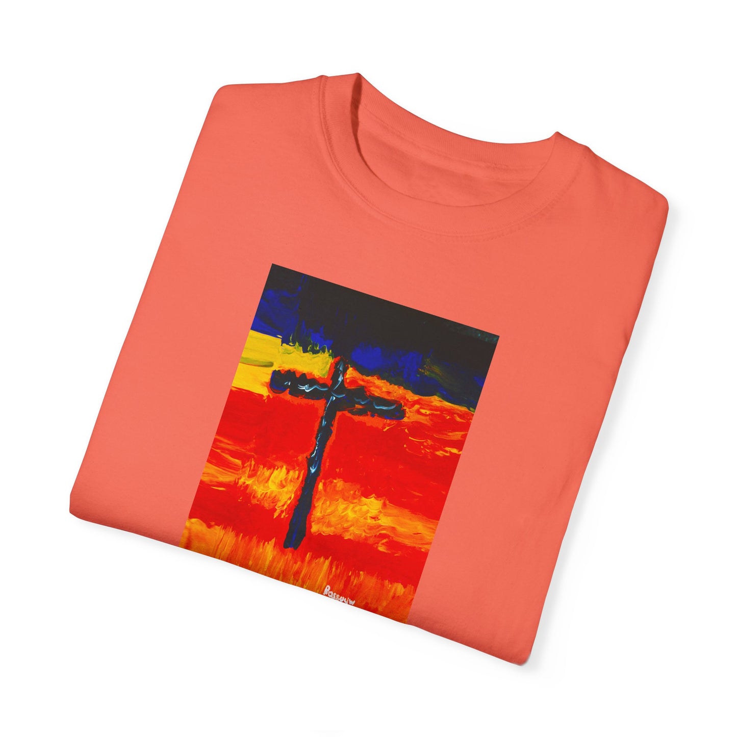 “Rainbow Warrior - Spiritual Art Unisex Dyed T-Shirt – Comfort Colors 1717"