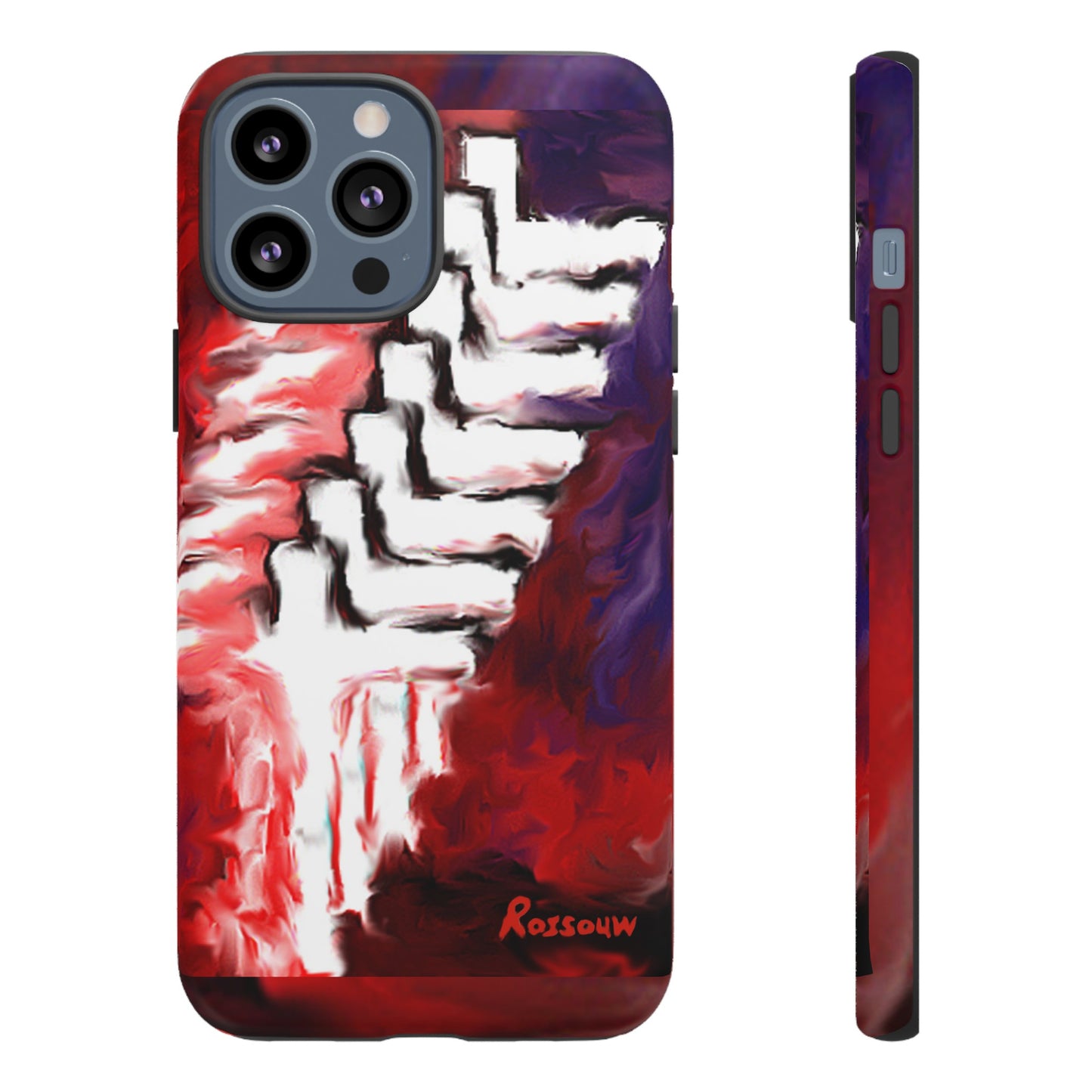 "Beyond The Shadows - Cross Phone Case With Dual Layer Protection"