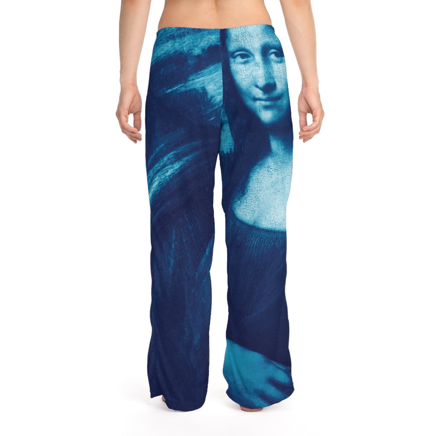 Mona Lisa Pajama Pants: Luxurious Elegance Meets Iconic Artistry