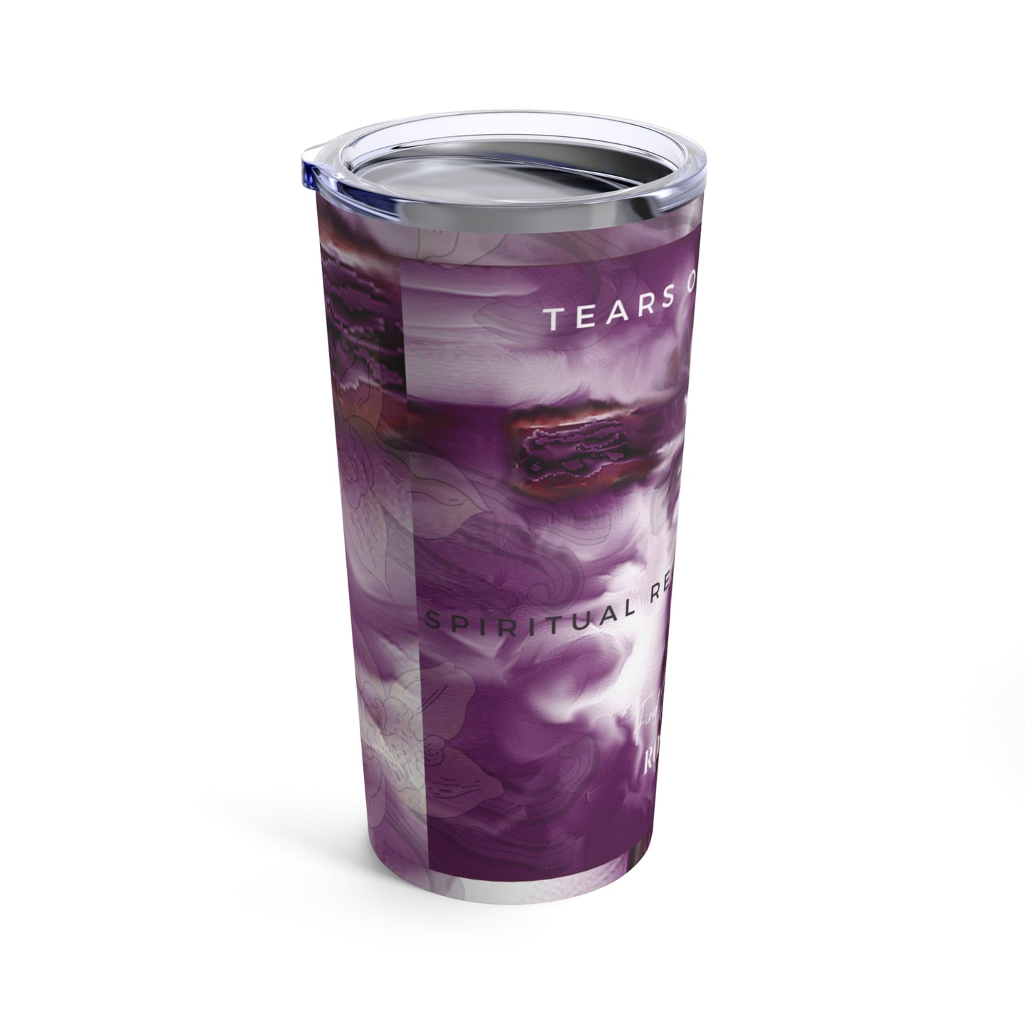 "Tears Of An Angel - "Divine Cross Tumbler - Eco-Friendly Insulated Stainless Steel Mug"