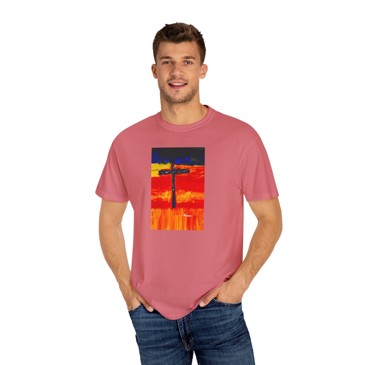 “Rainbow Warrior - Spiritual Art Unisex Dyed T-Shirt – Comfort Colors 1717"