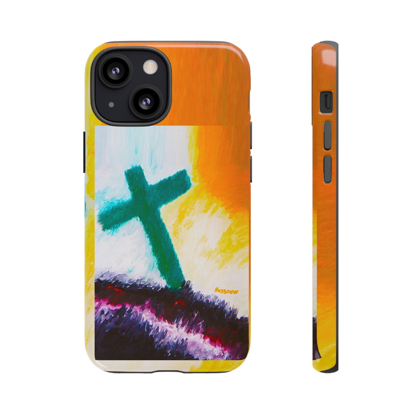 "Sunrise - Divine Cross Protective Phone Case"