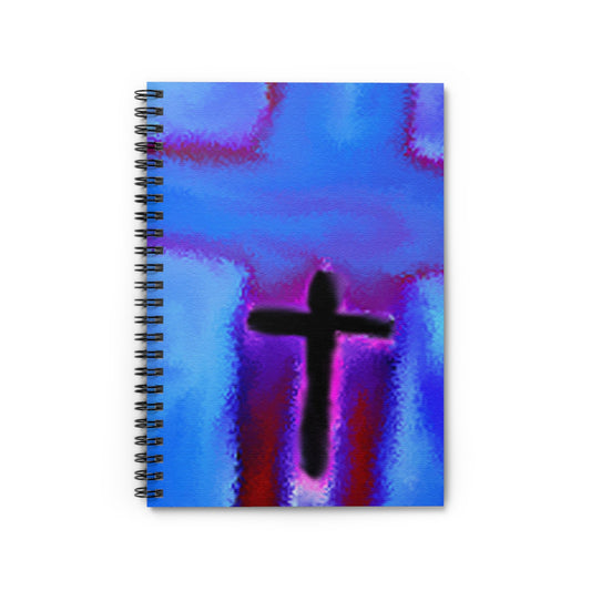 "Take Flight - Inspirational Cross Art Spiral Notebook – Perfect for Reflection & Journaling"