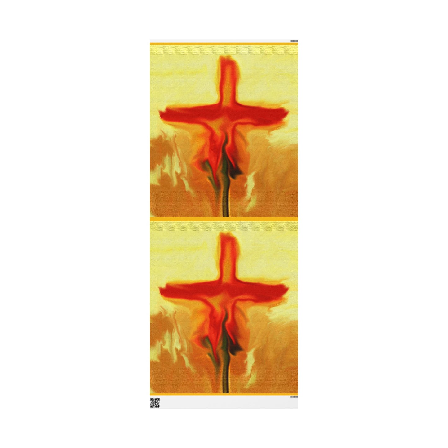 “Rose Petals - Christmas Cross Gifts - Wrapping Paper"