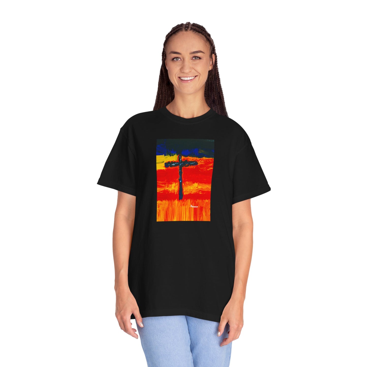 “Rainbow Warrior - Spiritual Art Unisex Dyed T-Shirt – Comfort Colors 1717"