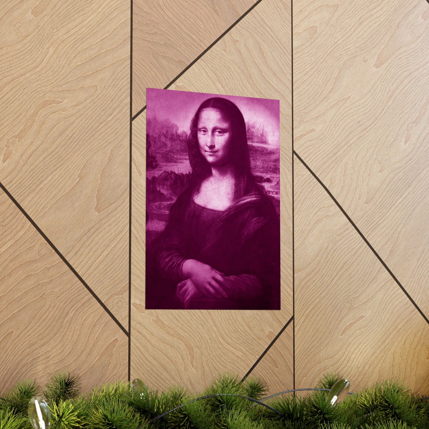 Reimagined Mona Lisa: Premium Matte Vertical Poster on Museum-Grade Paper