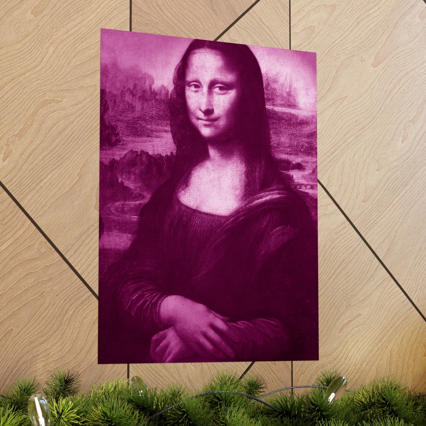 Reimagined Mona Lisa: Premium Matte Vertical Poster on Museum-Grade Paper