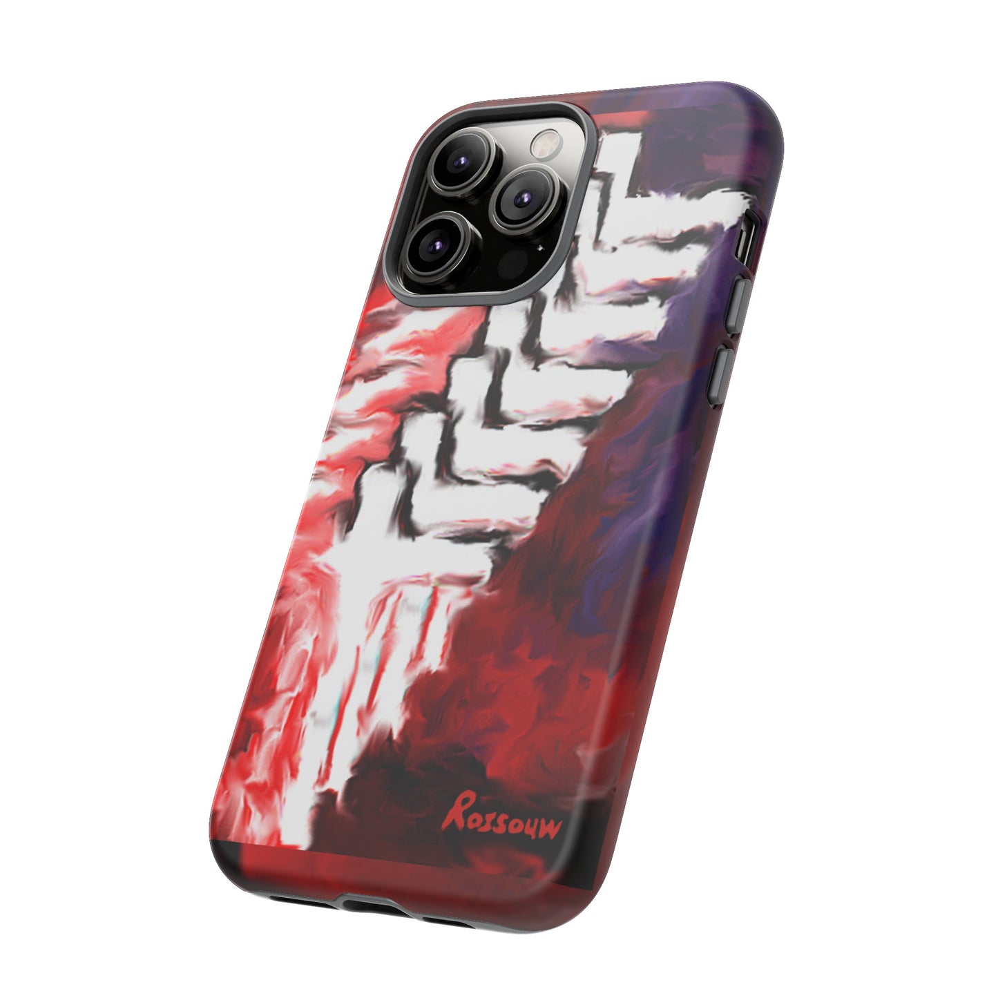 "Beyond The Shadows - Cross Phone Case With Dual Layer Protection"