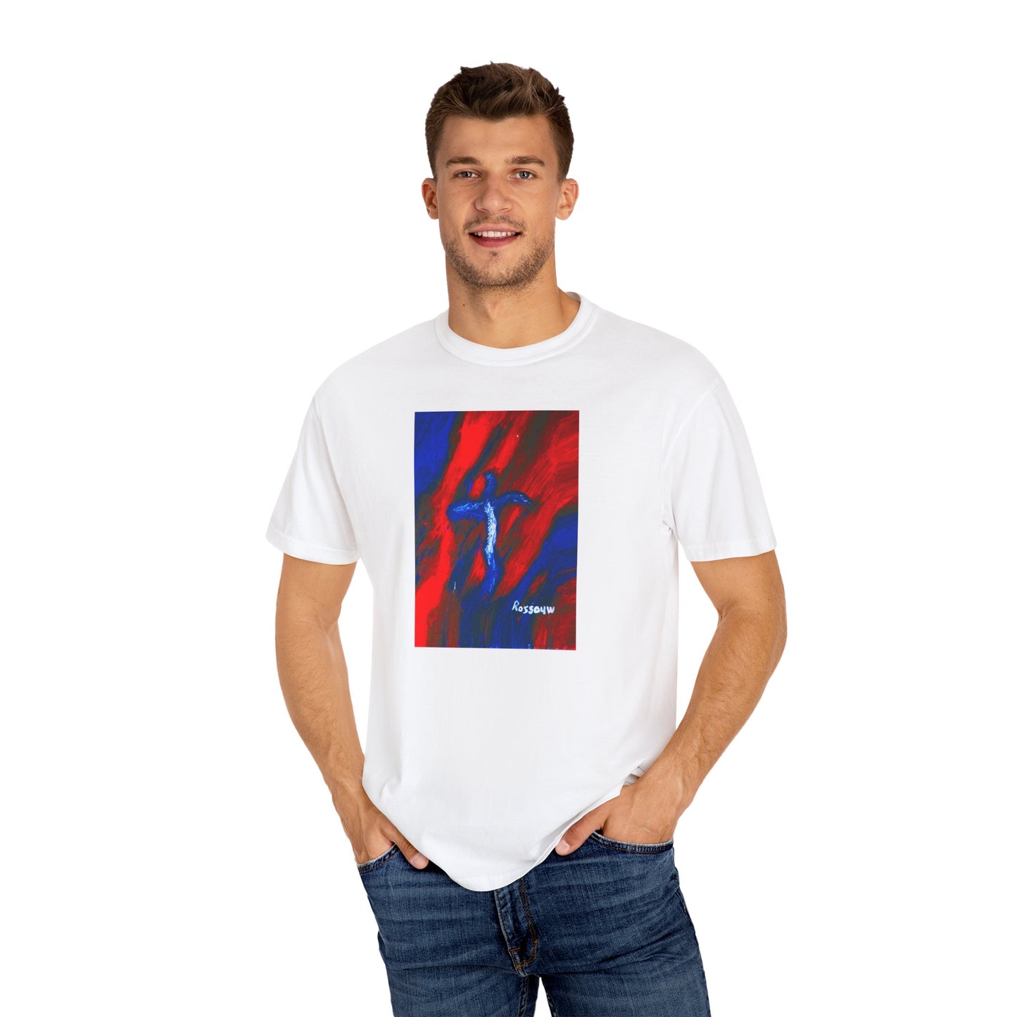 “Shadow Dancer - Spiritual Art Unisex Dyed T-Shirt – Comfort Colors 1717"