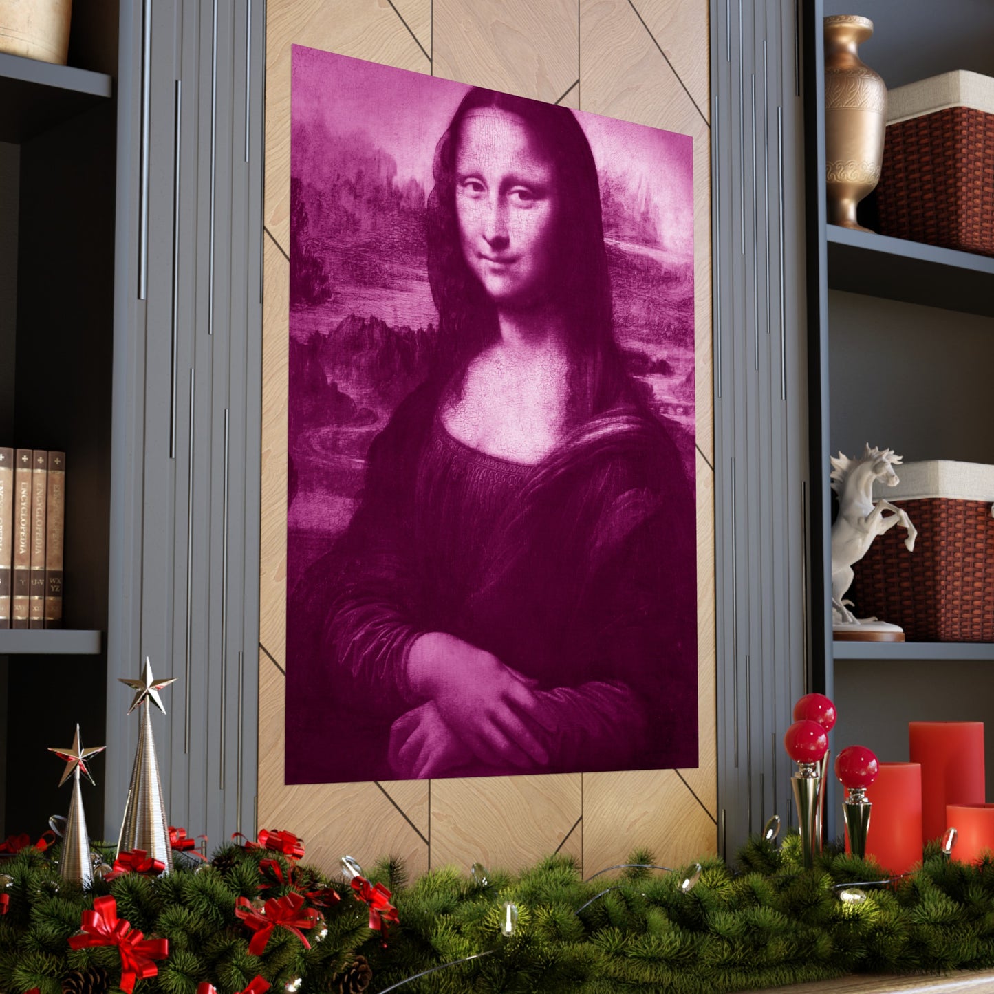 Reimagined Mona Lisa: Premium Matte Vertical Poster on Museum-Grade Paper