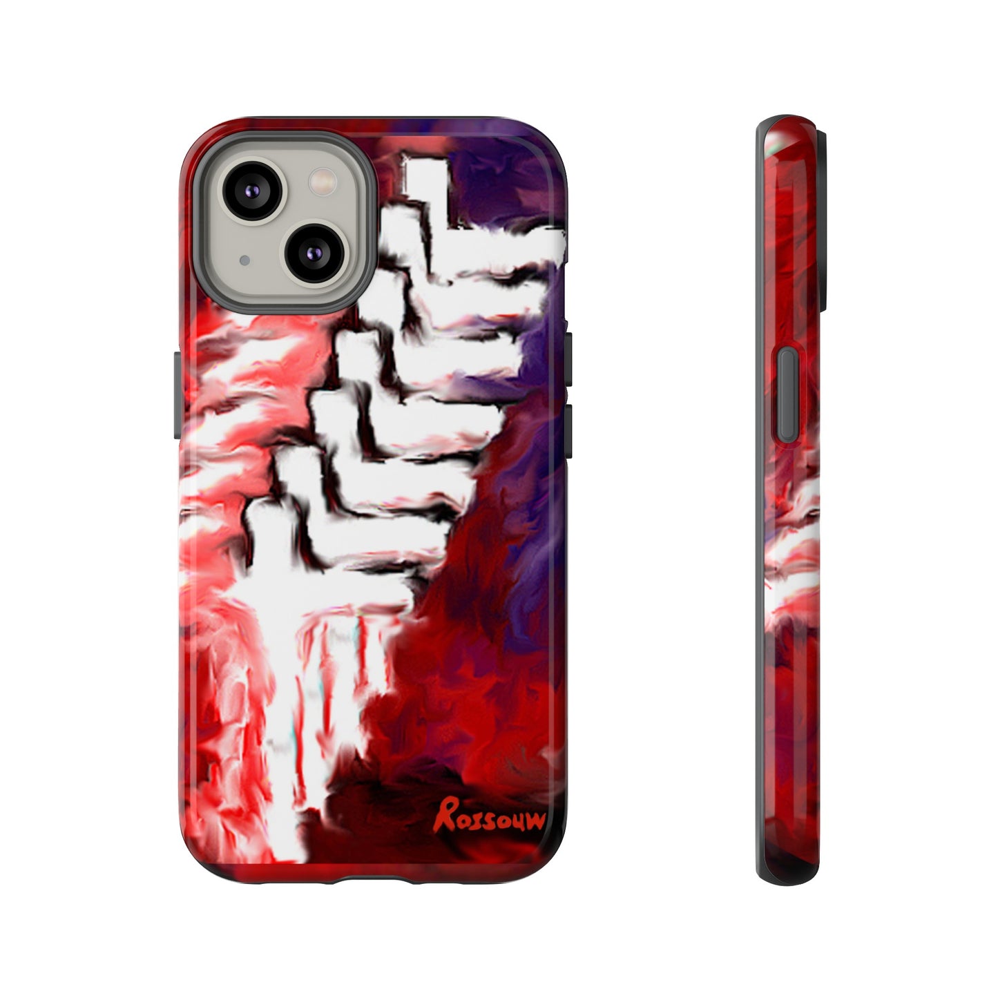 "Beyond The Shadows - Cross Phone Case With Dual Layer Protection"