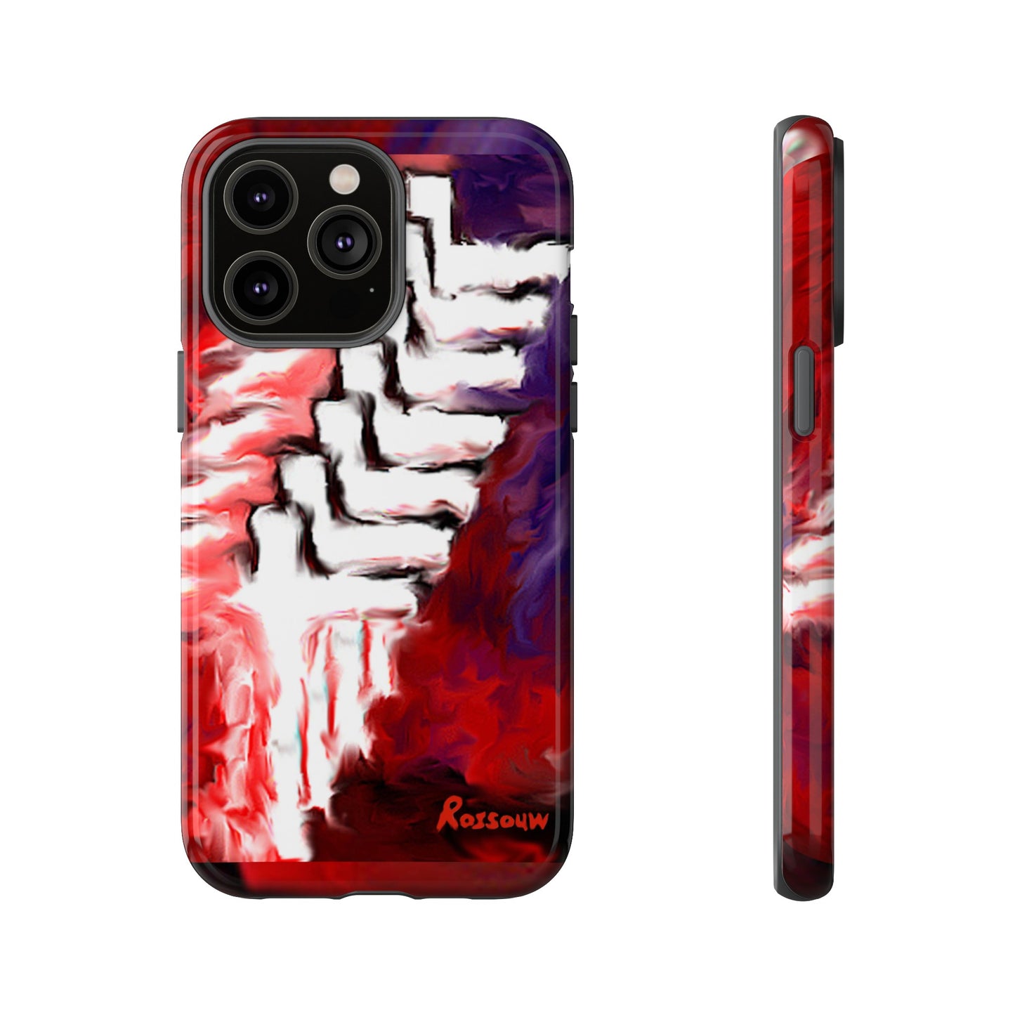 "Beyond The Shadows - Cross Phone Case With Dual Layer Protection"