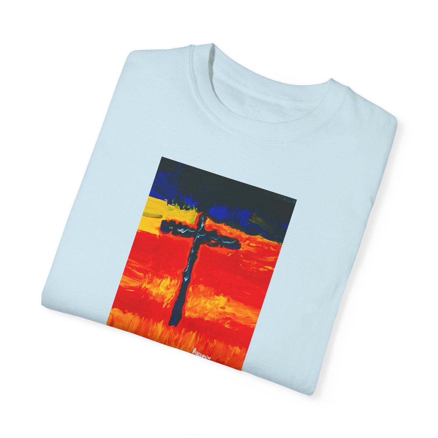 “Rainbow Warrior - Spiritual Art Unisex Dyed T-Shirt – Comfort Colors 1717"