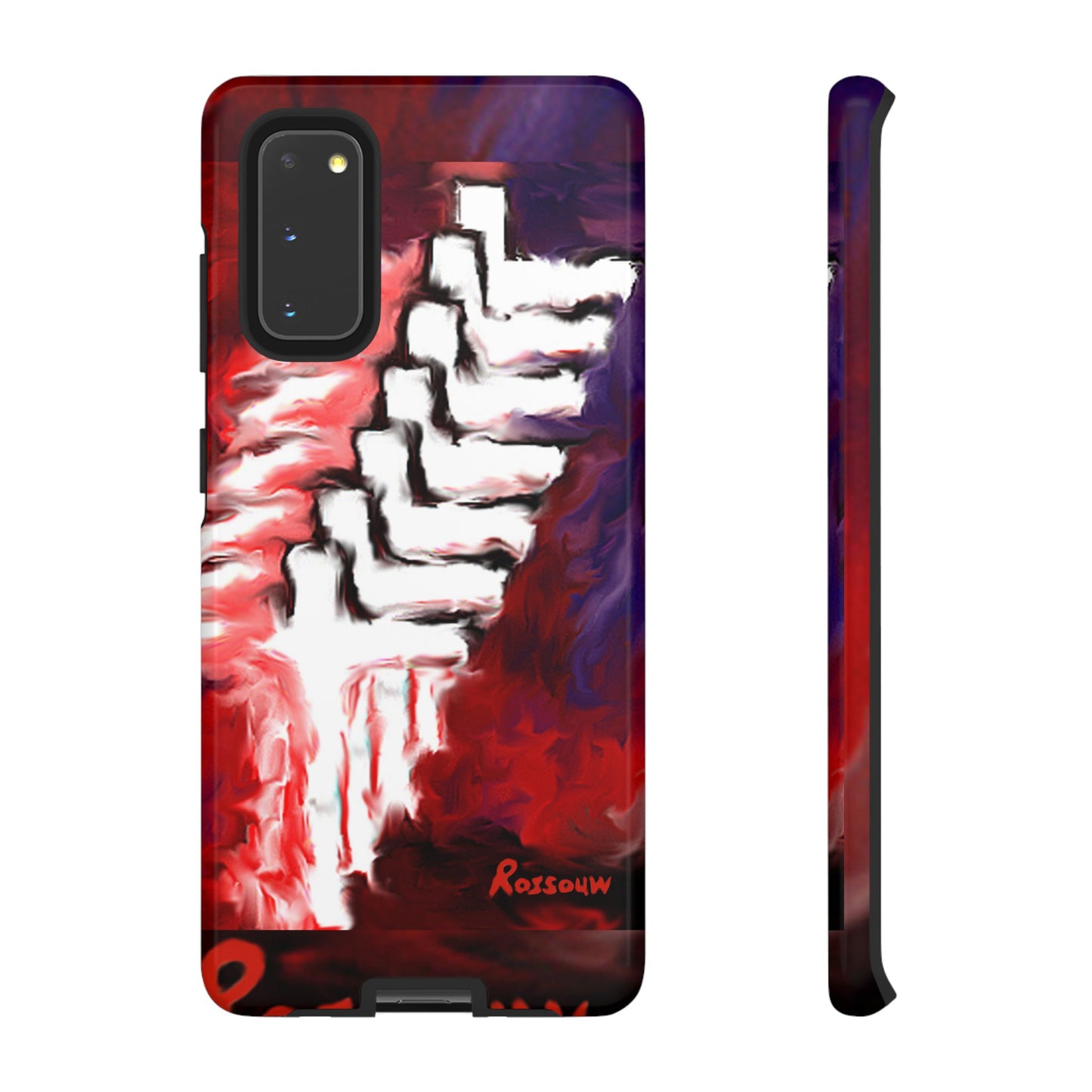 "Beyond The Shadows - Cross Phone Case With Dual Layer Protection"