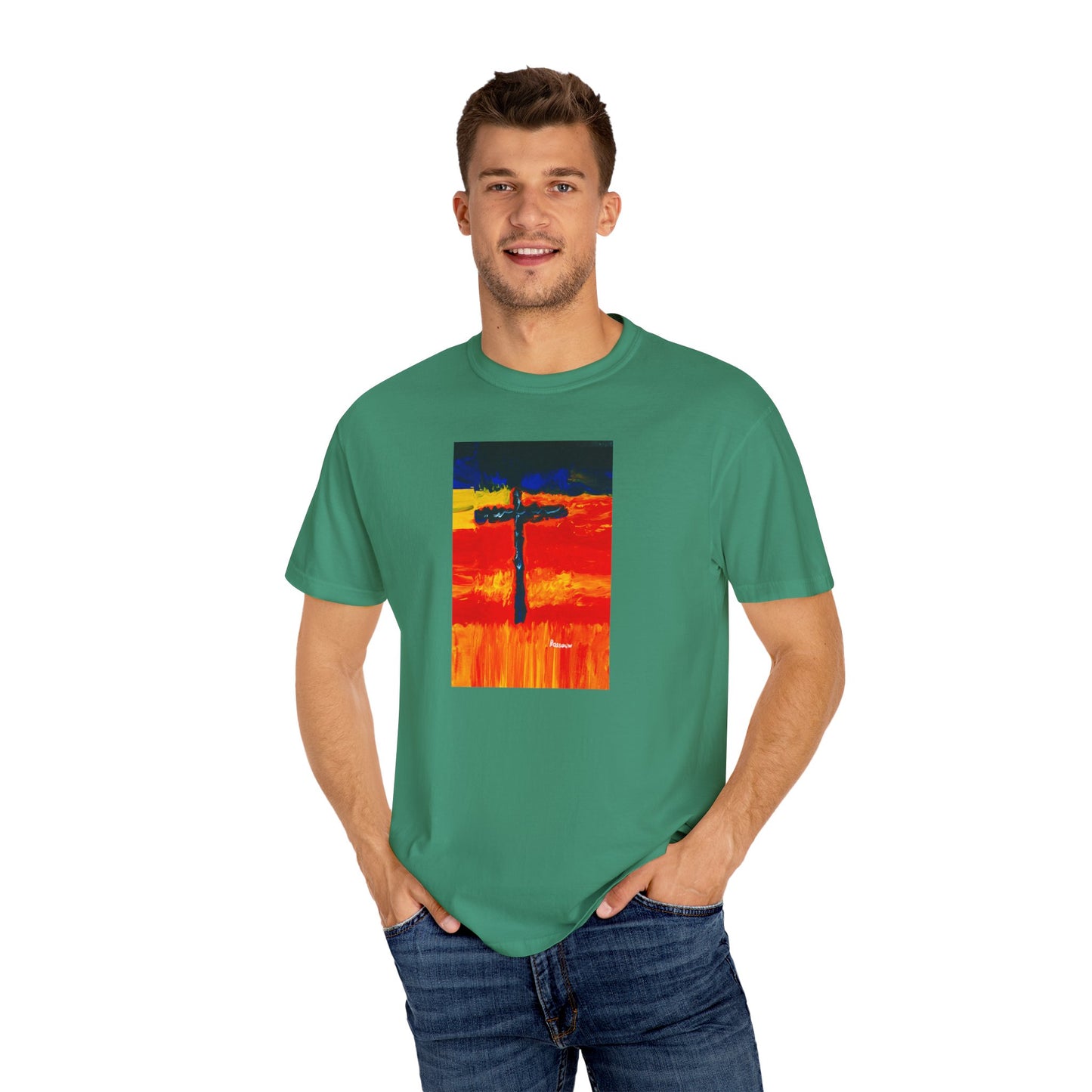 “Rainbow Warrior - Spiritual Art Unisex Dyed T-Shirt – Comfort Colors 1717"