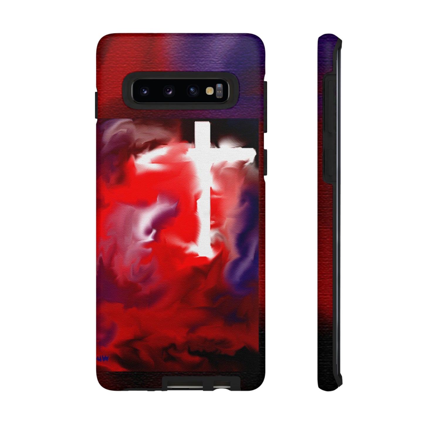 "Above The Light - Cross Art Protective Phone Case"