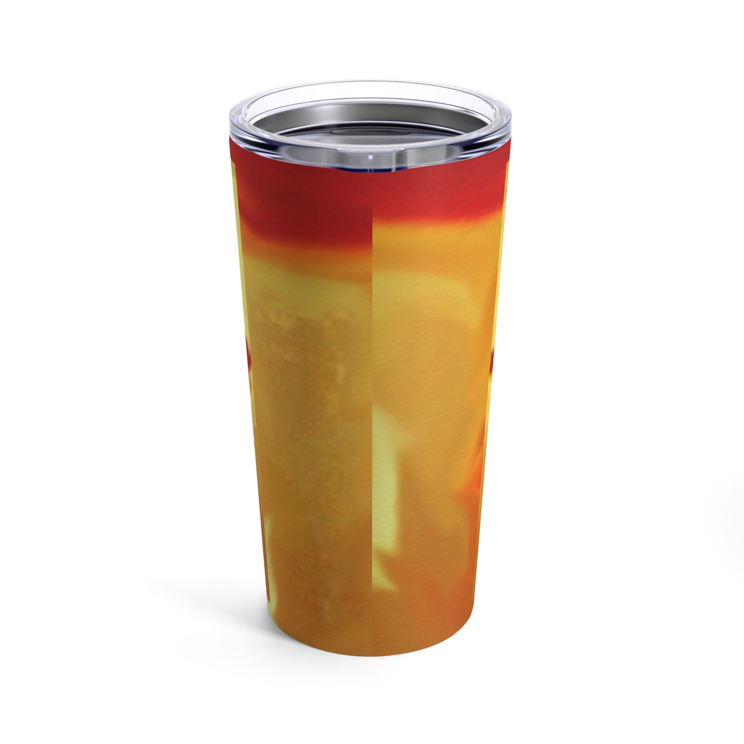 "Rose Petals - Sacred Cross Art Tumbler by Rossouw – 20oz Stainless Steel Spiritual Drinkware"