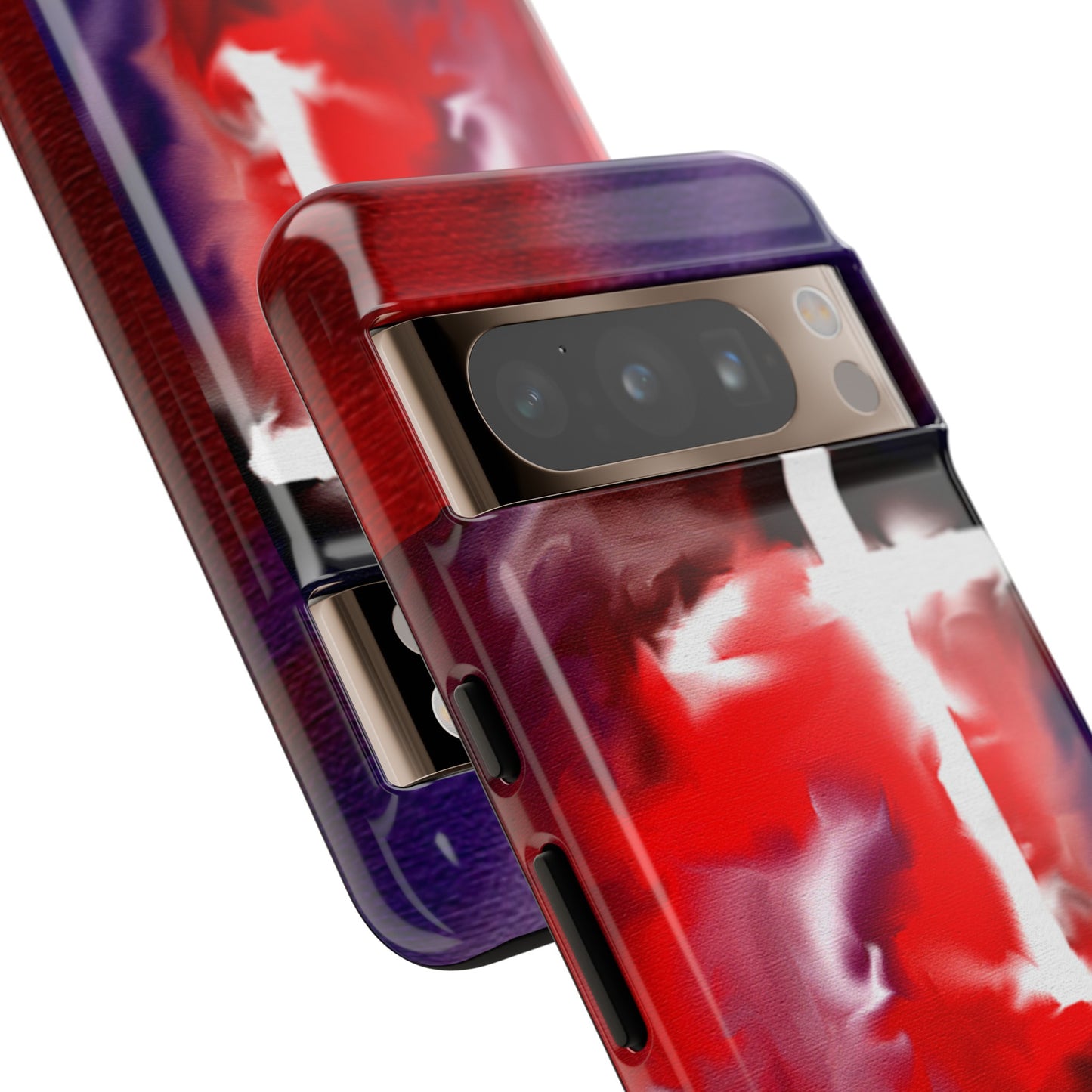 "Above The Light - Cross Art Protective Phone Case"