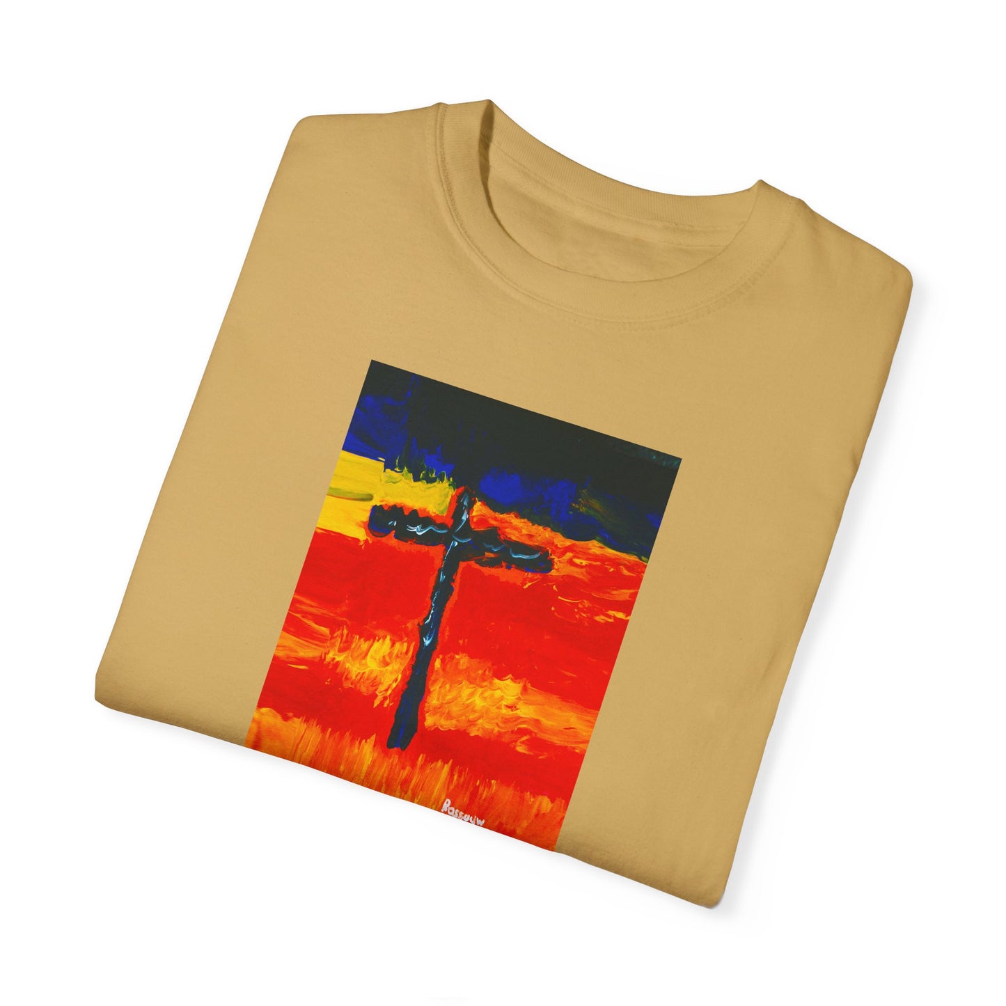 “Rainbow Warrior - Spiritual Art Unisex Dyed T-Shirt – Comfort Colors 1717"