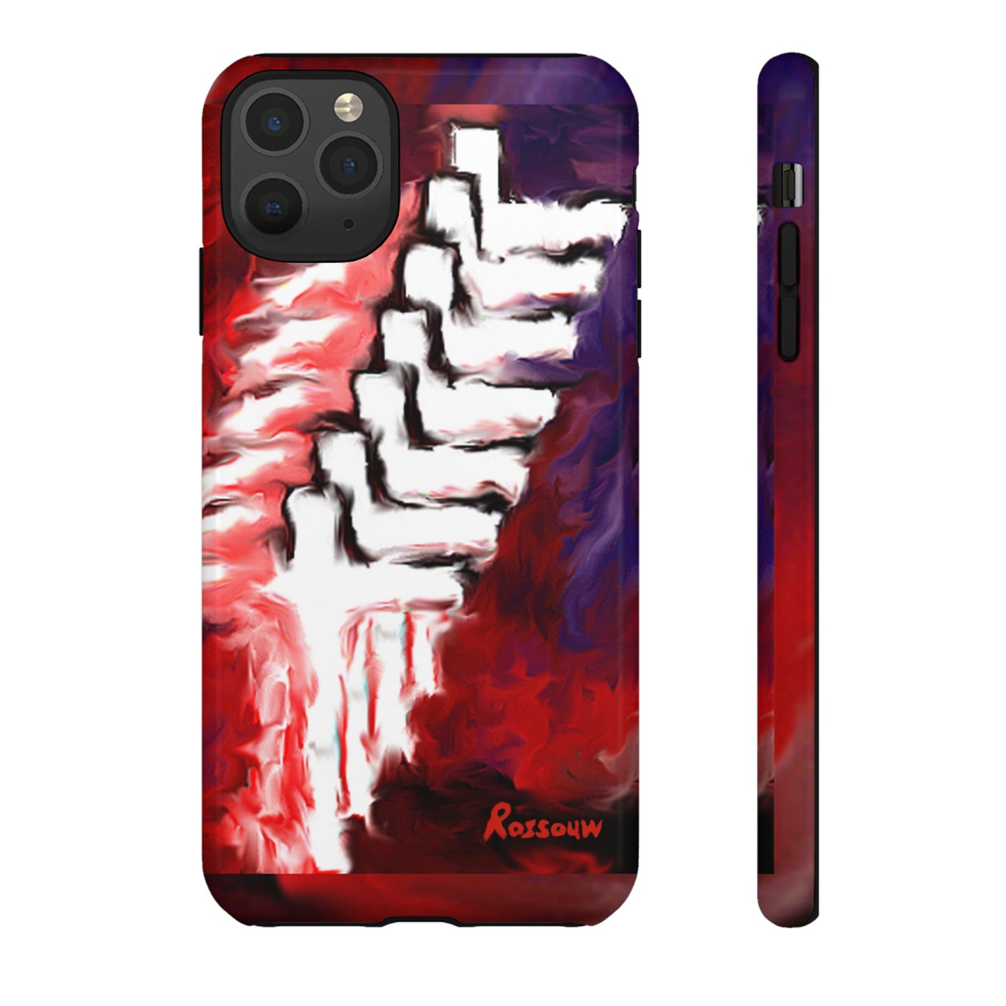 "Beyond The Shadows - Cross Phone Case With Dual Layer Protection"