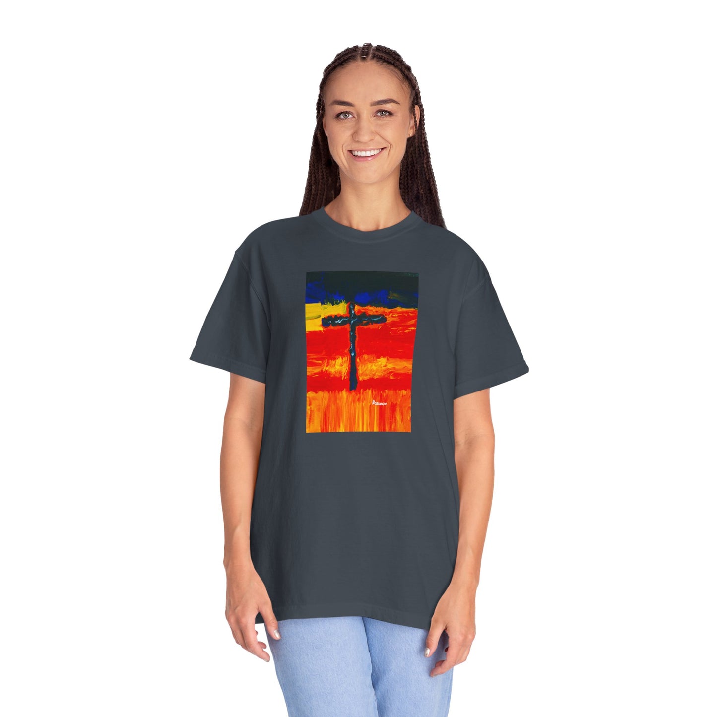 “Rainbow Warrior - Spiritual Art Unisex Dyed T-Shirt – Comfort Colors 1717"