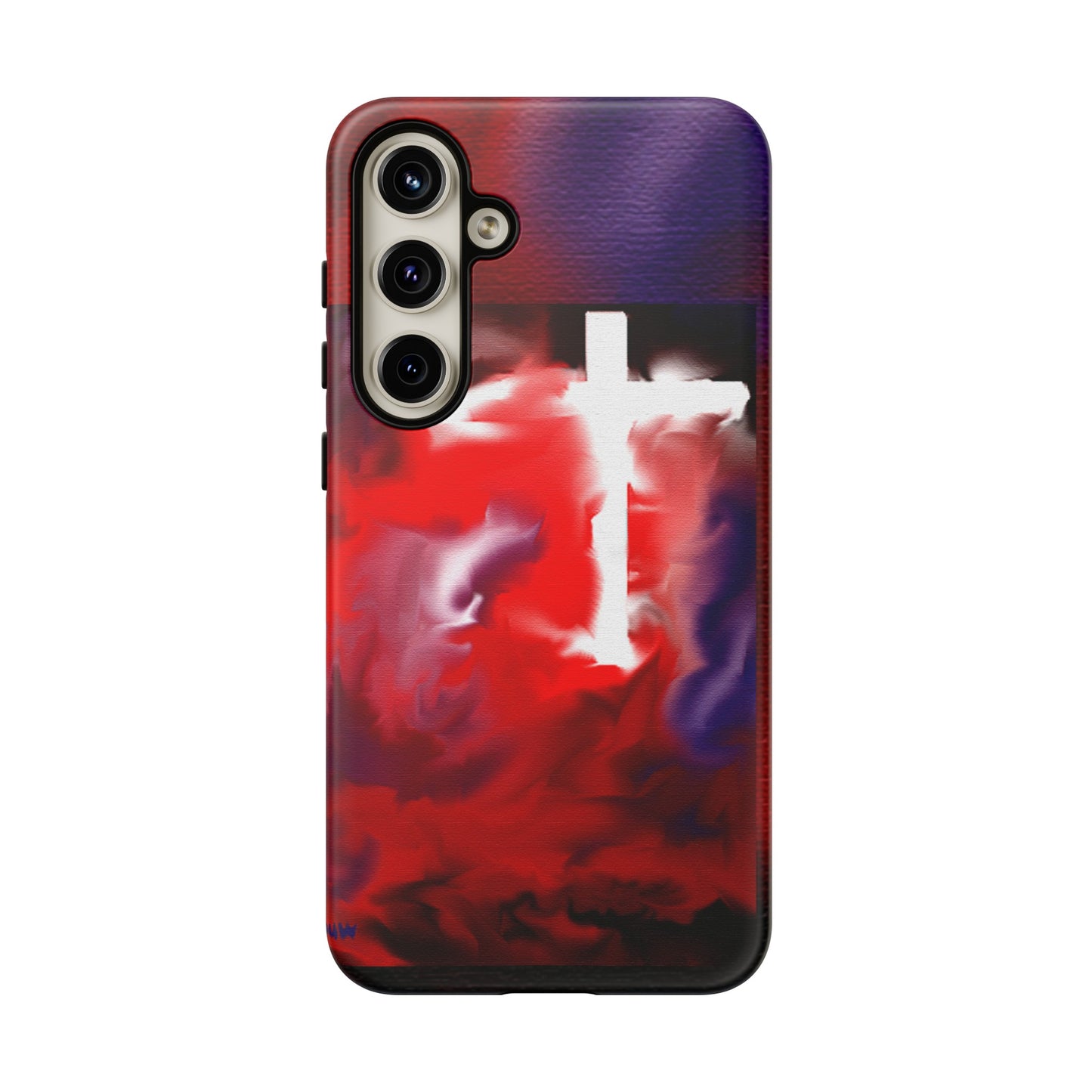 "Above The Light - Cross Art Protective Phone Case"