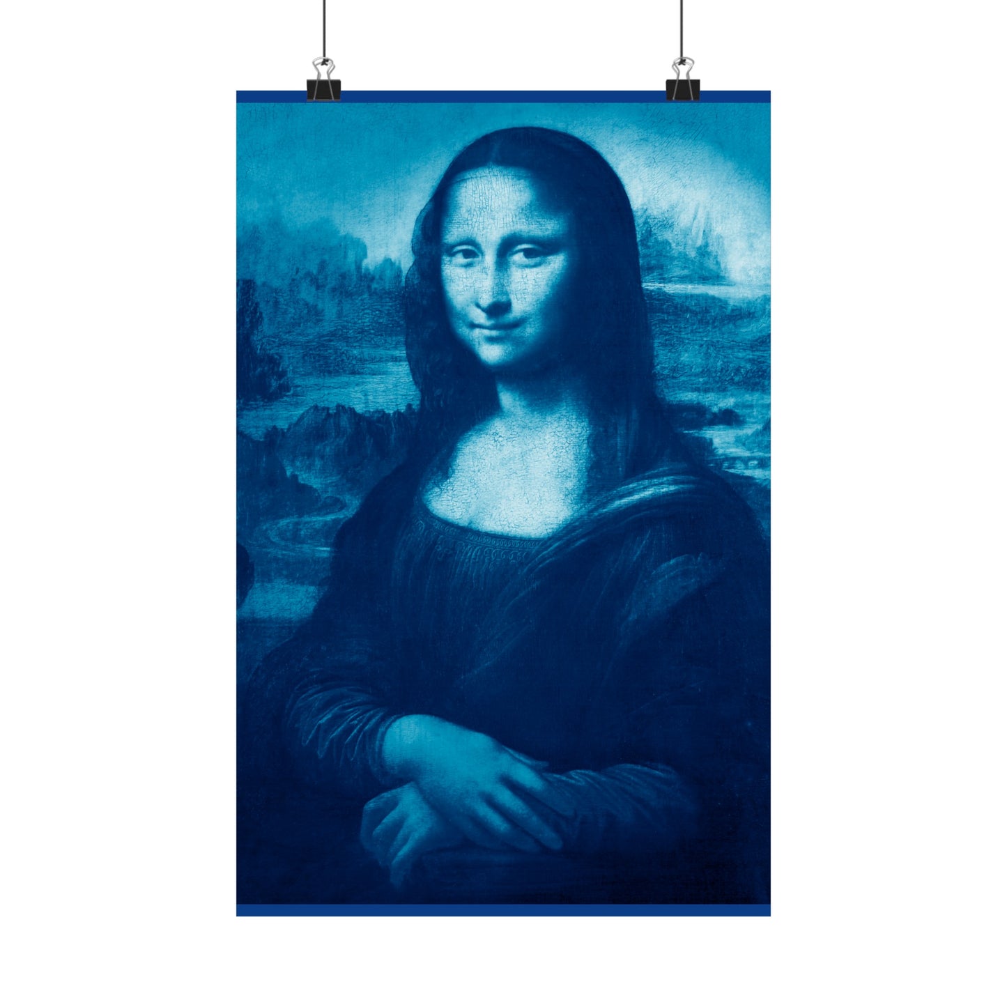 Reimagined Mona Lisa: Premium Matte Vertical Poster on Museum-Grade Paper