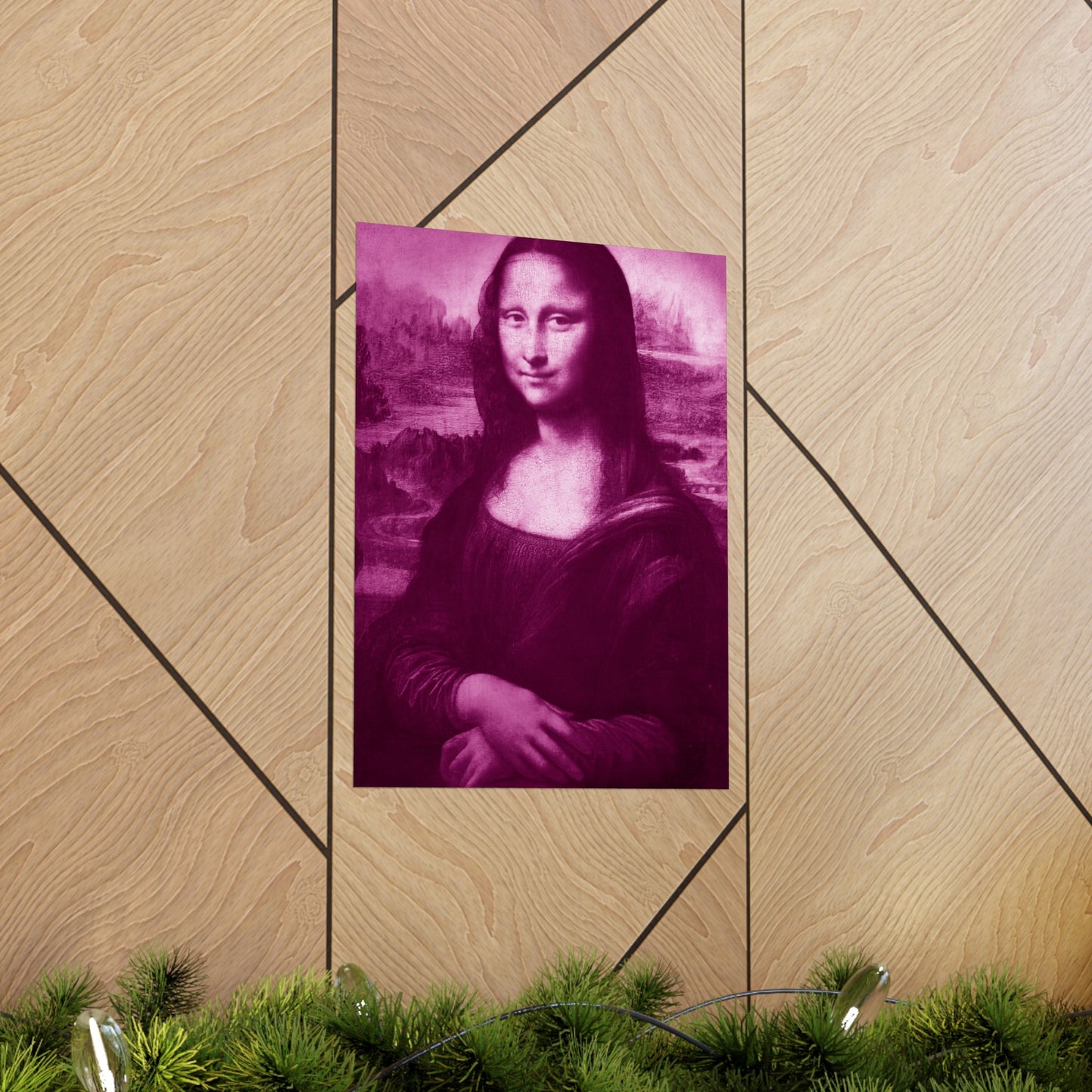 Reimagined Mona Lisa: Premium Matte Vertical Poster on Museum-Grade Paper