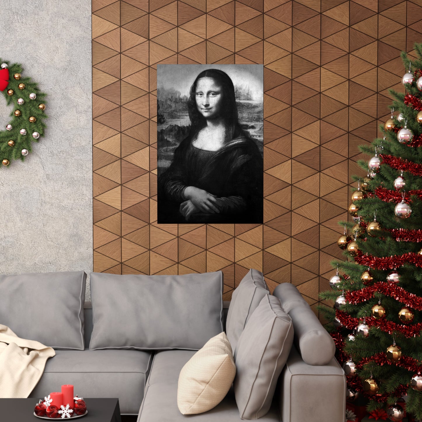 Reimagined Mona Lisa: Premium Matte Vertical Poster on Museum-Grade Paper