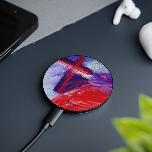 "Candy Skies - Spiritual Art Magnetic Induction Charger"