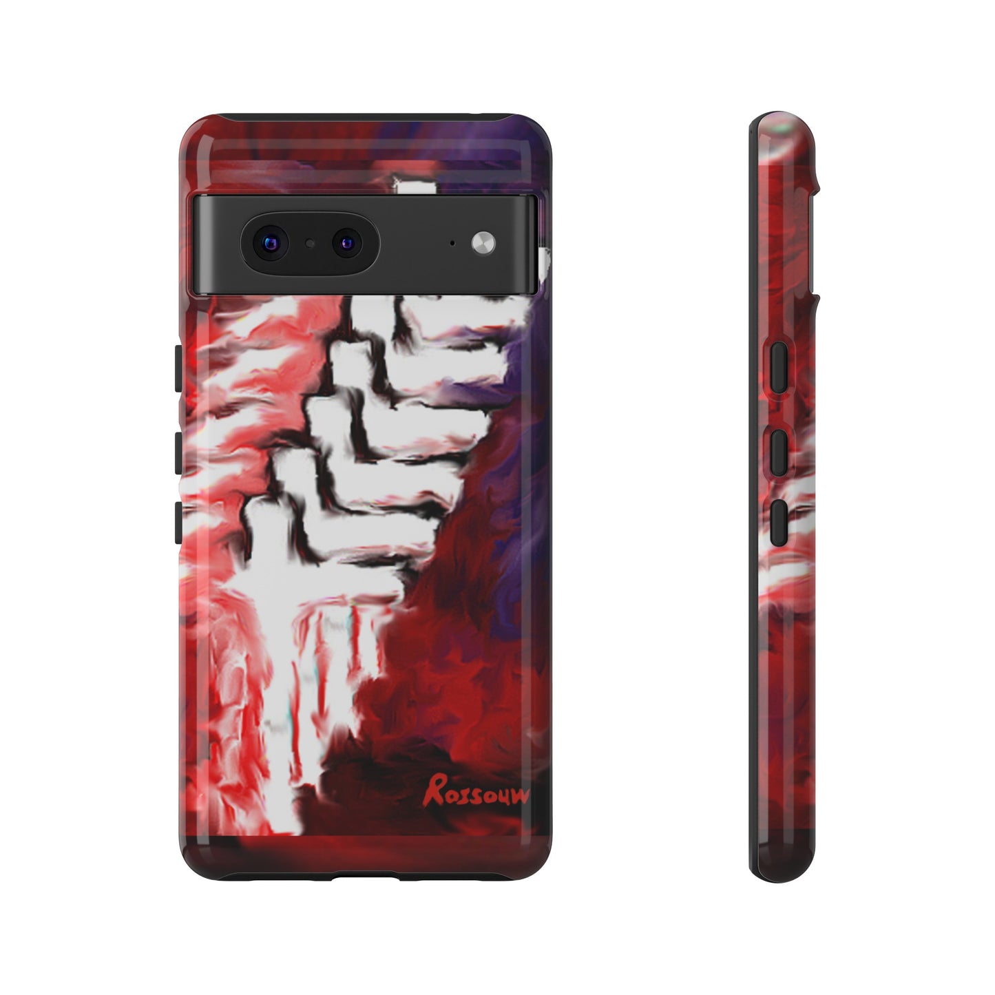 "Beyond The Shadows - Cross Phone Case With Dual Layer Protection"