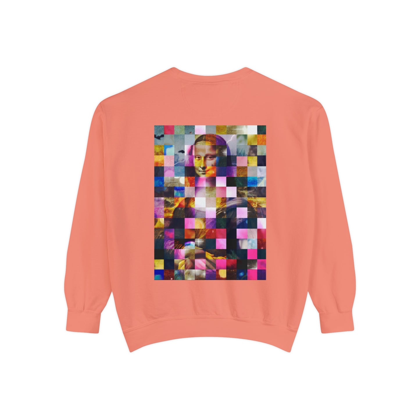 Mona Lisa (In Lights): Luxurious Unisex Garment-Dyed Sweatshirt