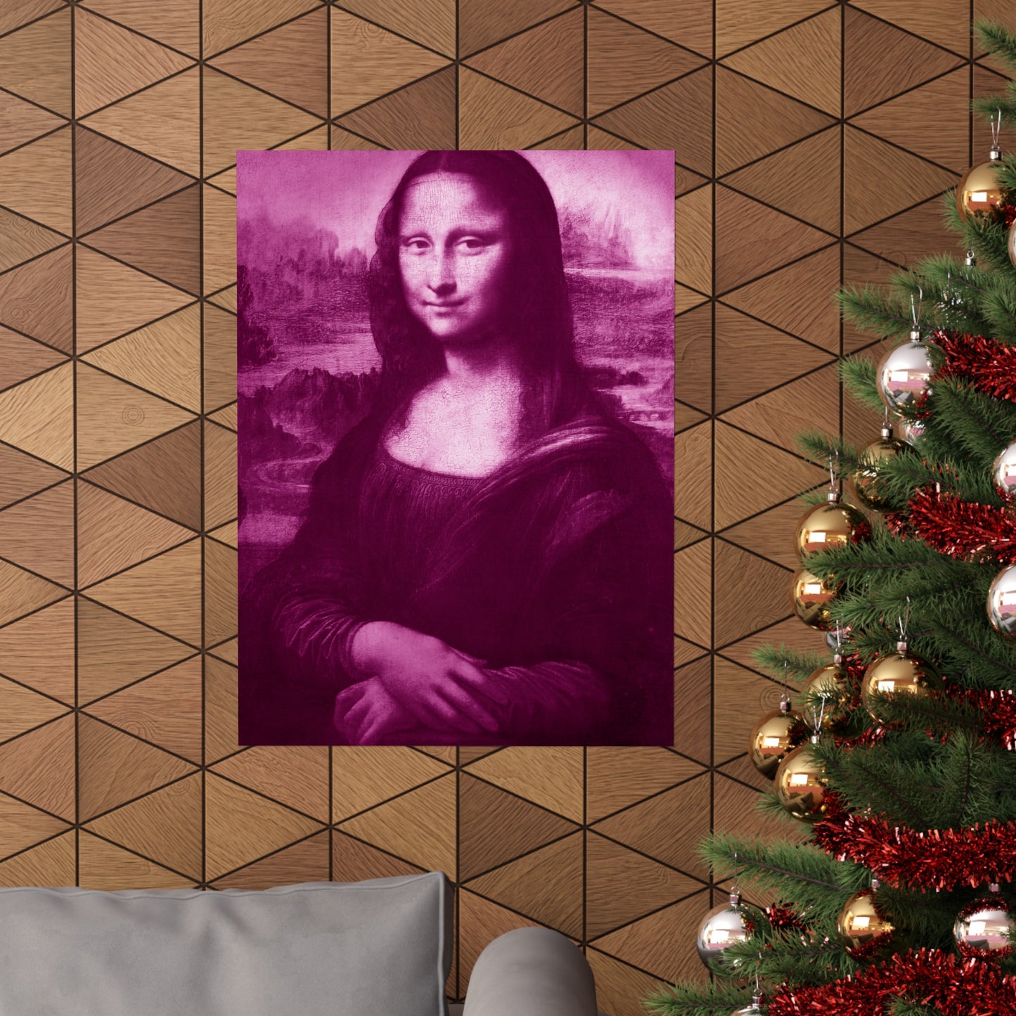 Reimagined Mona Lisa: Premium Matte Vertical Poster on Museum-Grade Paper