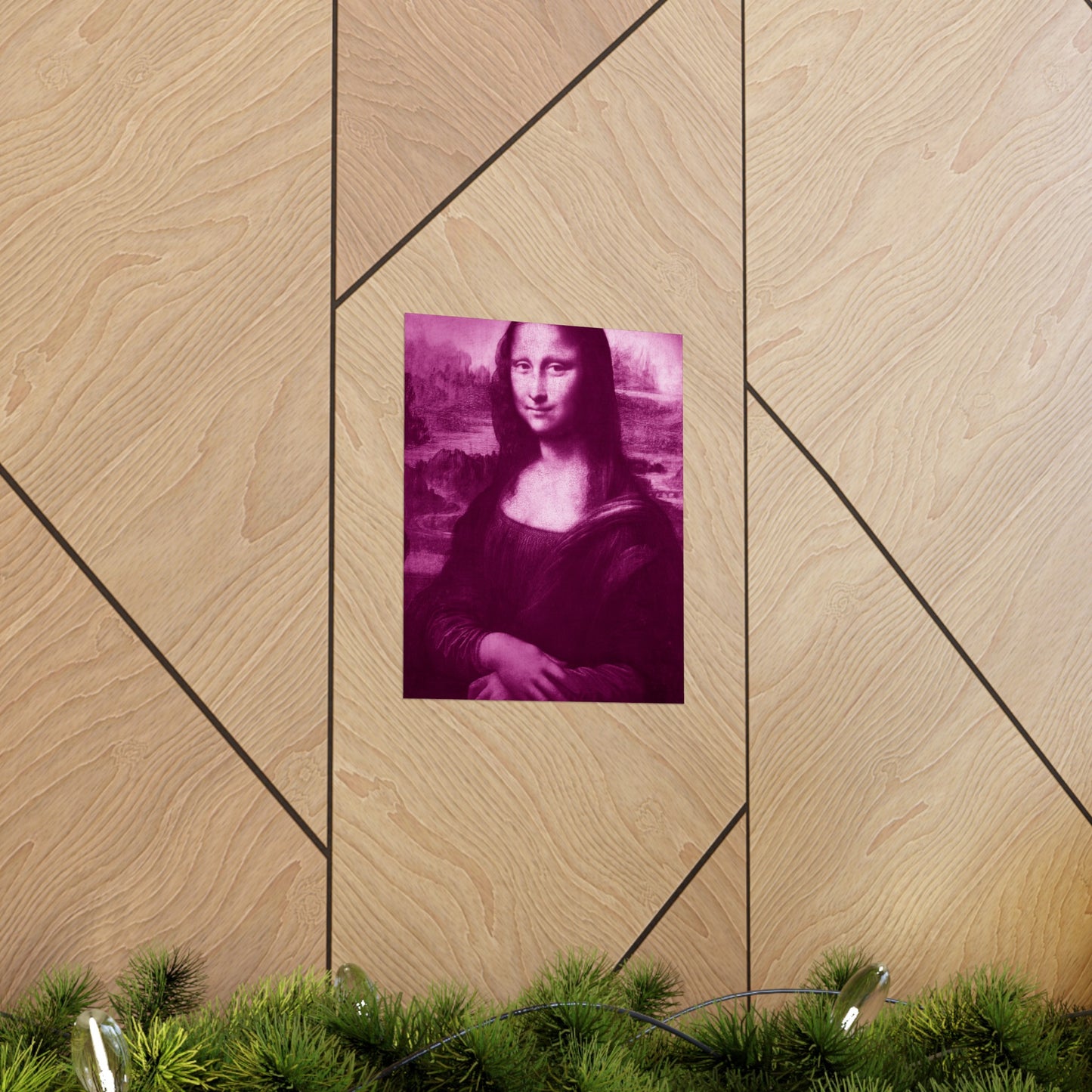 Reimagined Mona Lisa: Premium Matte Vertical Poster on Museum-Grade Paper