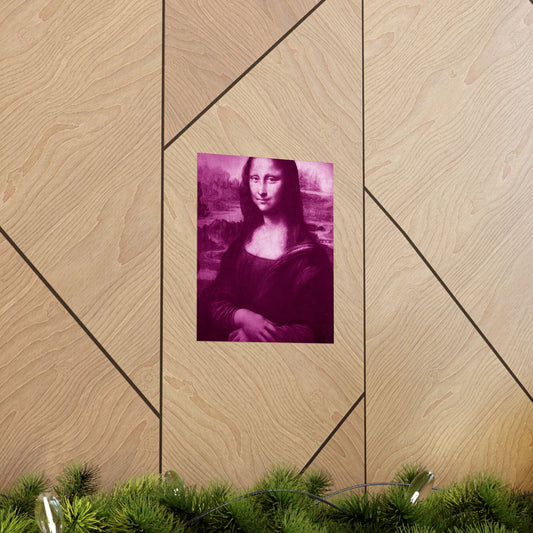 Reimagined Mona Lisa: Premium Matte Vertical Poster on Museum-Grade Paper