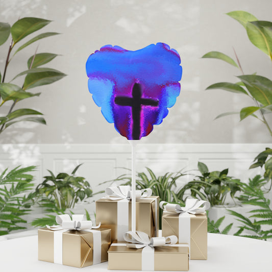 “Take Flight - Faith Balloons - Cross Art"