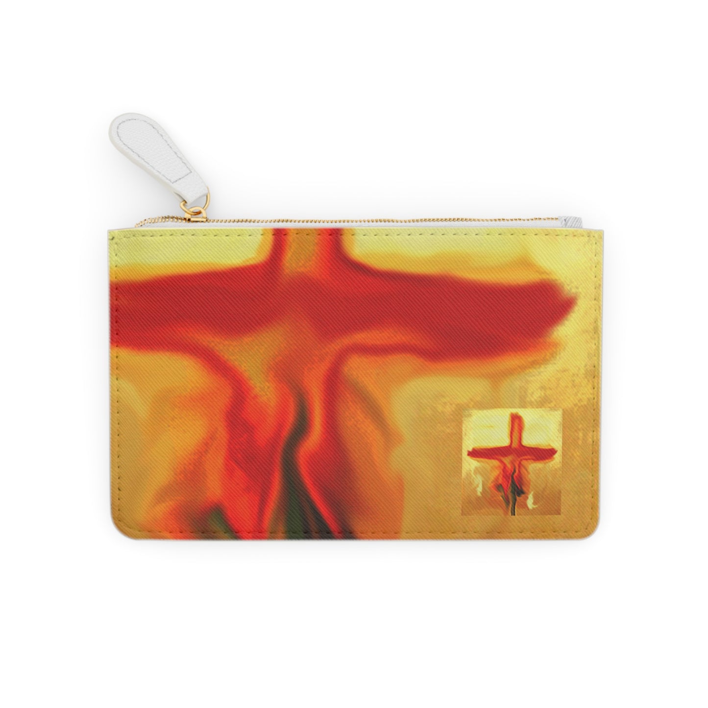 "Mini Clutch Bag with Exclusive Cross Art"