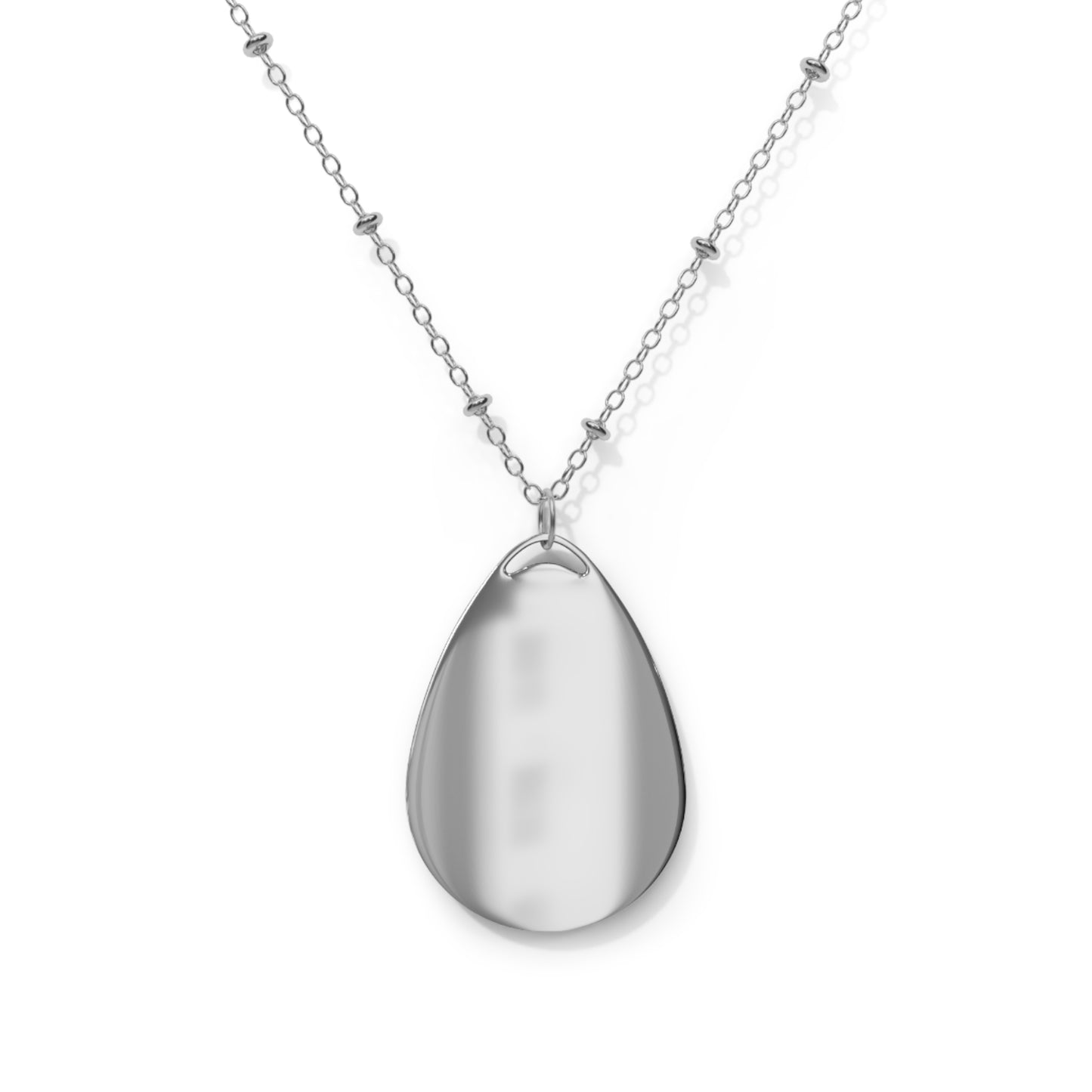 Slow Dancer - Inspirational Ellipse Pendant | Necklace