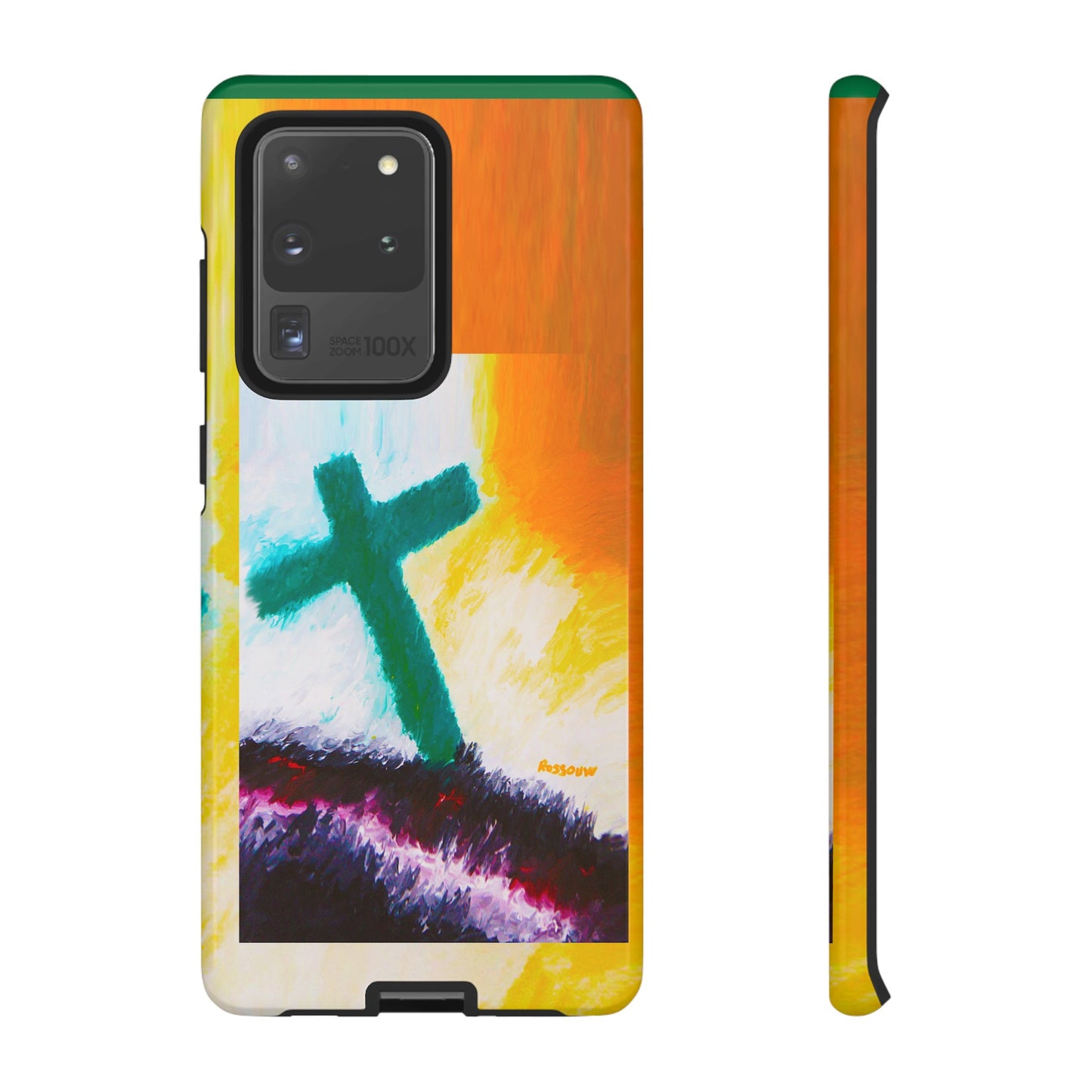 "Sunrise - Divine Cross Protective Phone Case"