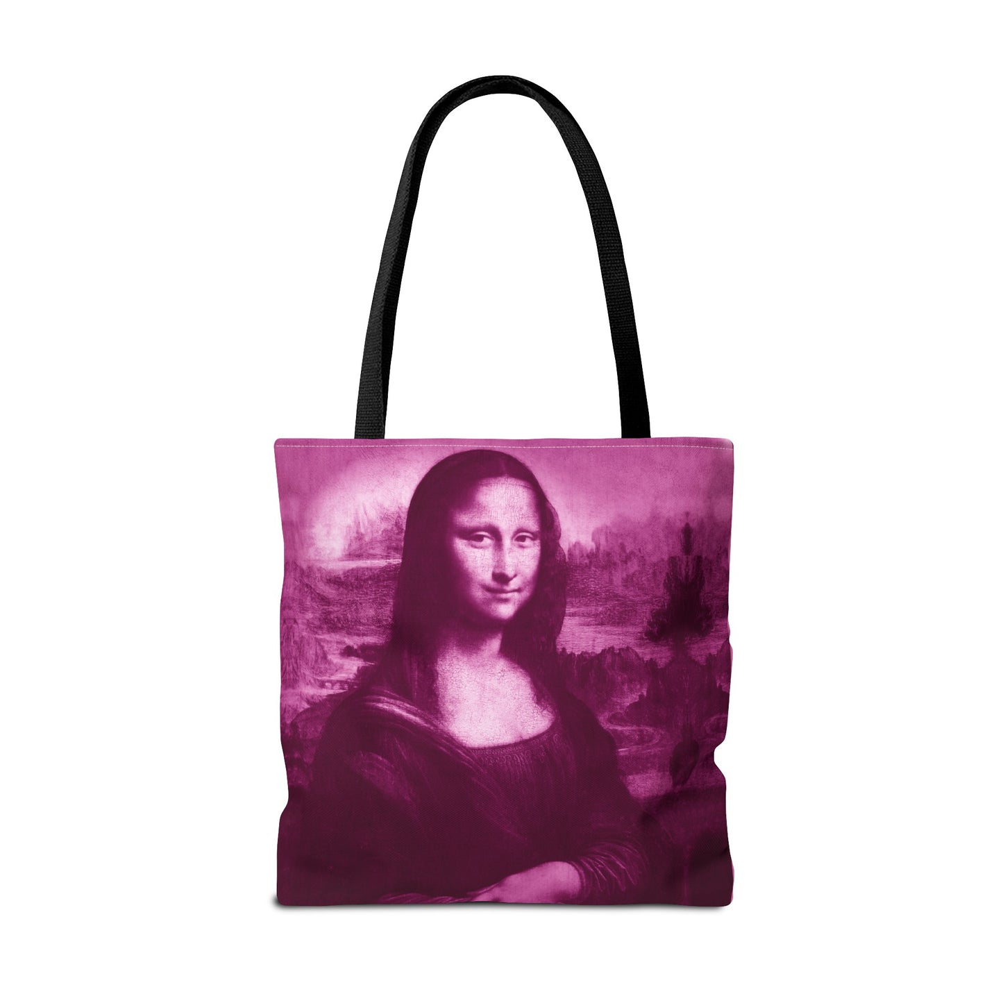 Mona Lisa (Pnk) Tote Bags: Stunning Designer Fashion