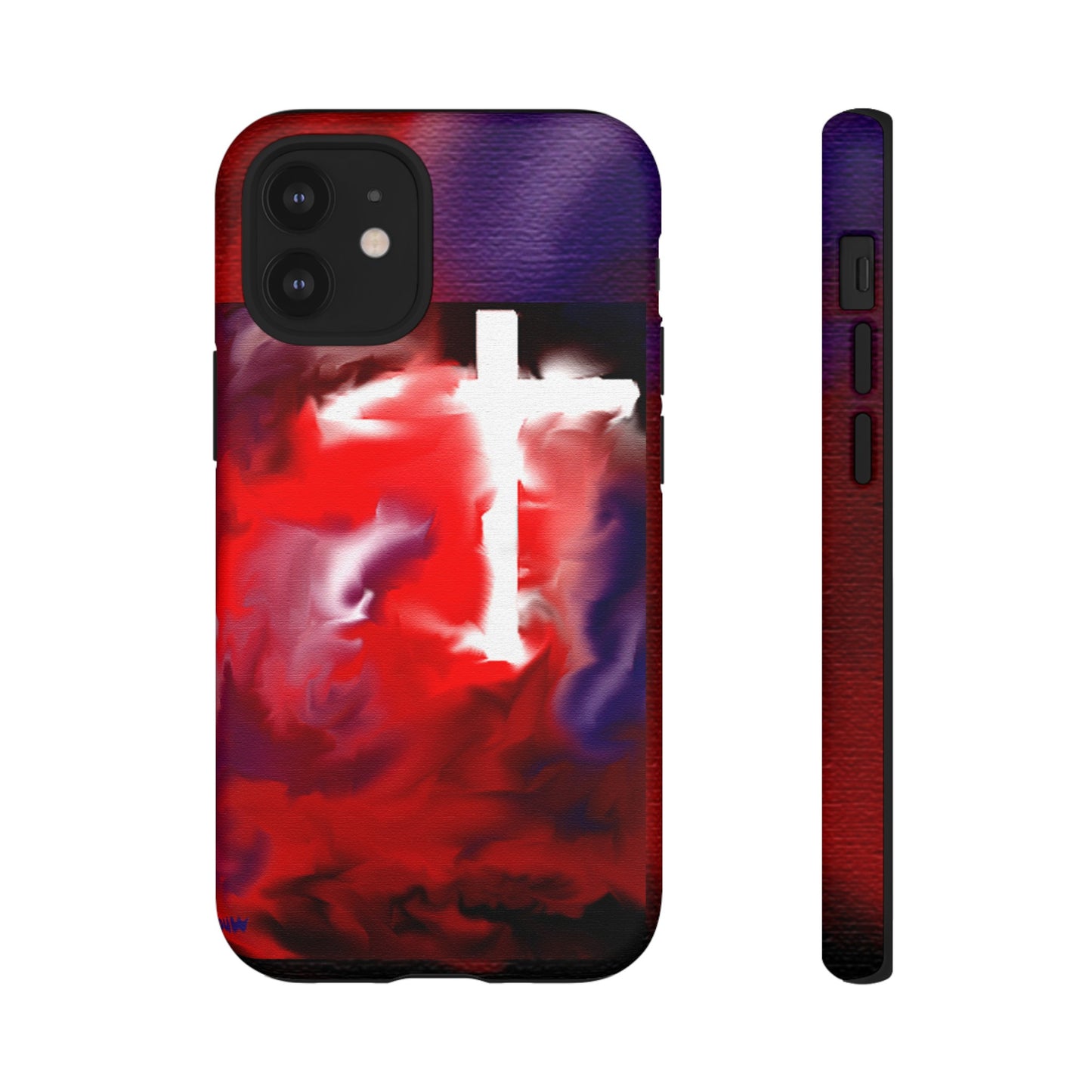 "Above The Light - Cross Art Protective Phone Case"